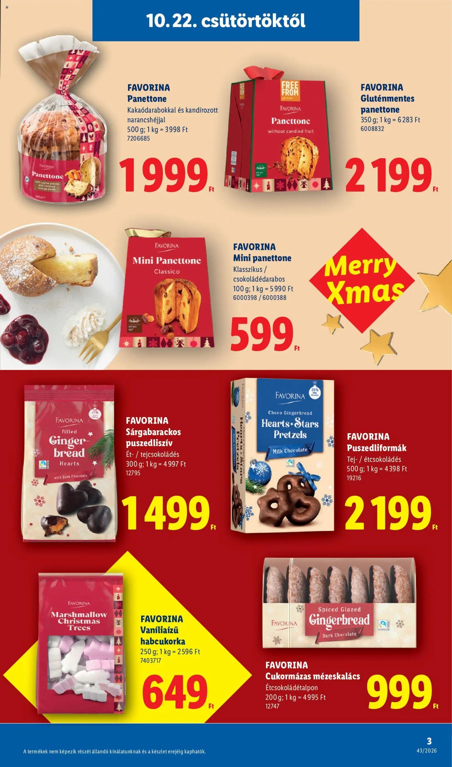 Lidl Karácsony akciós újság 2026.10.22. -tól/től 🧑‍🎄❄️