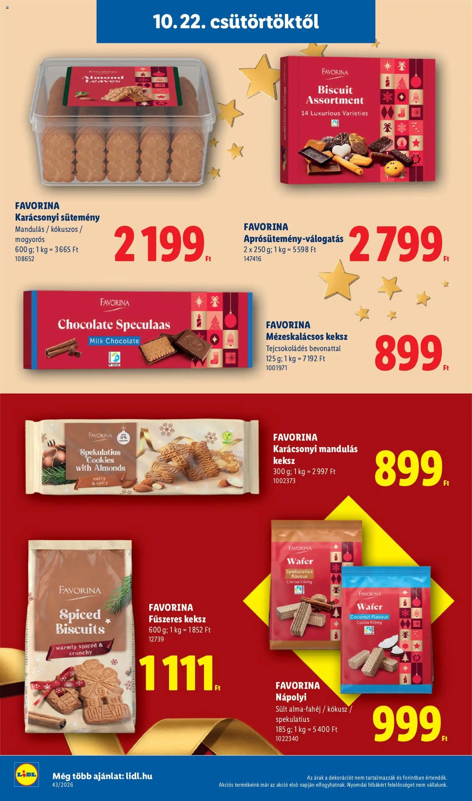 Lidl Karácsony akciós újság 2026.10.22. -tól/től 🧑‍🎄❄️