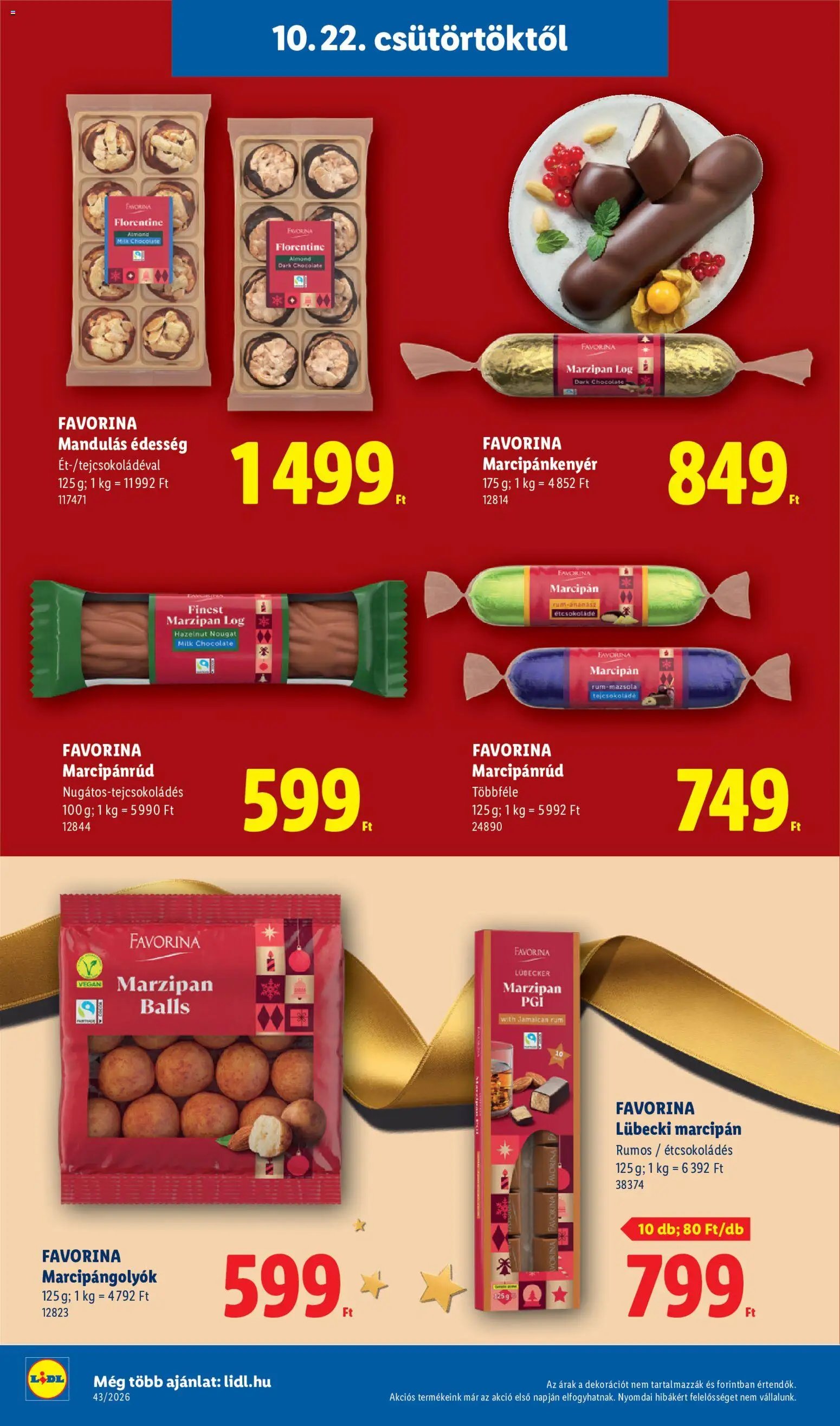 Lidl Karácsony akciós újság 2026.10.22. -tól/től 🧑‍🎄❄️