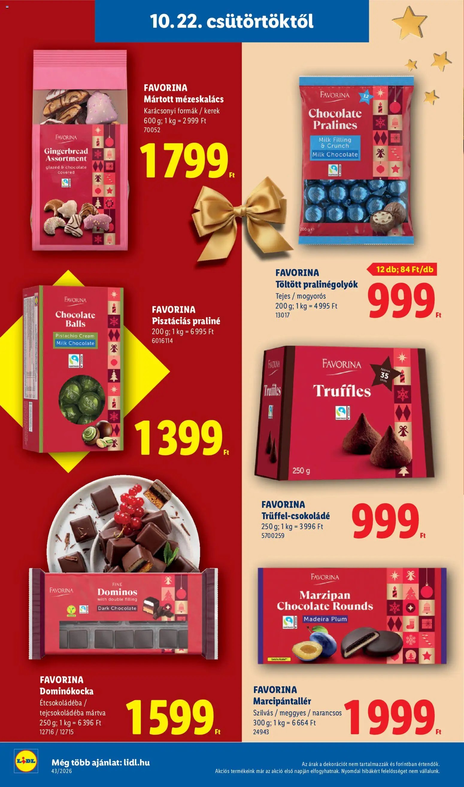Lidl Karácsony akciós újság 2026.10.22. -tól/től 🧑‍🎄❄️