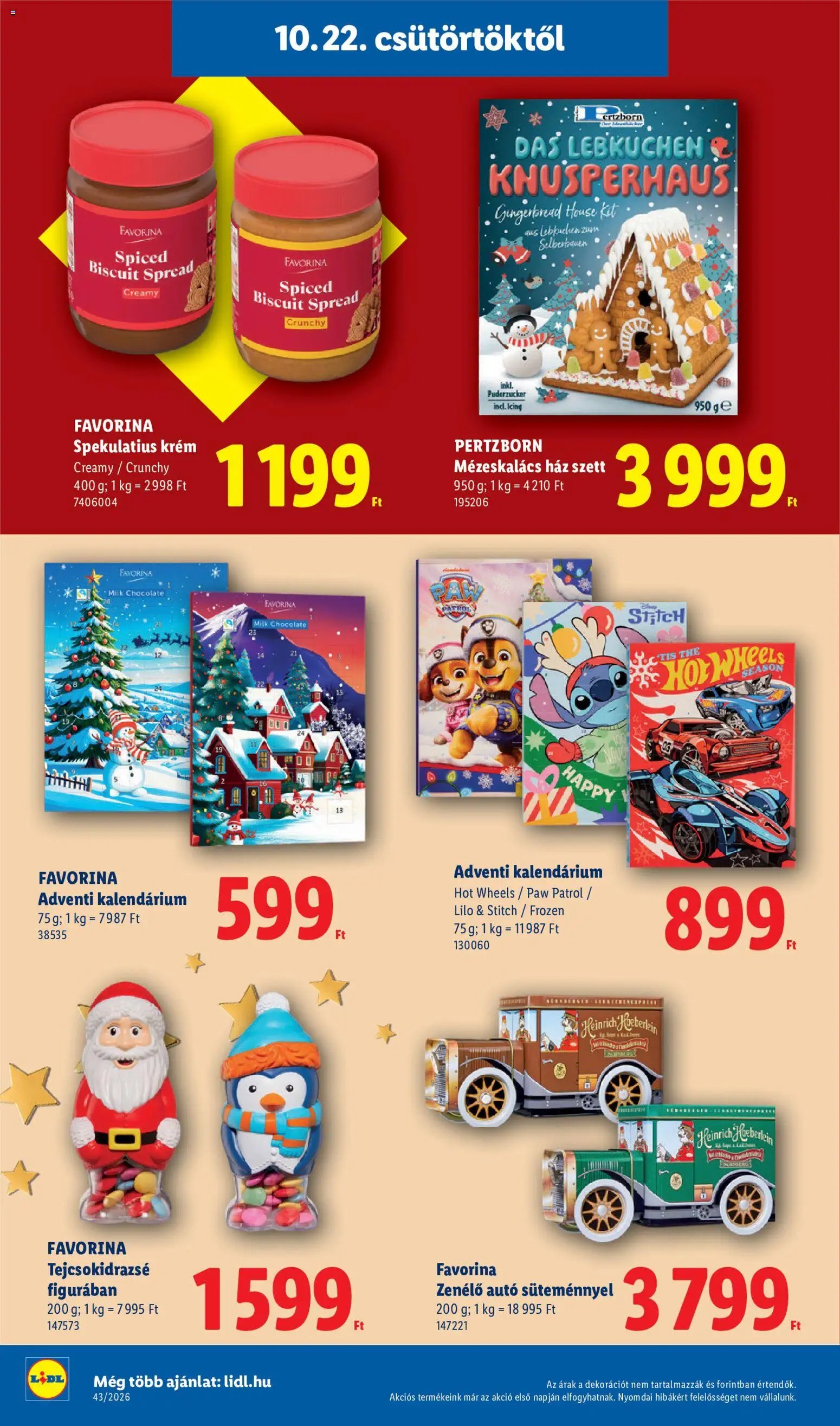 Lidl Karácsony akciós újság 2026.10.22. -tól/től 🧑‍🎄❄️