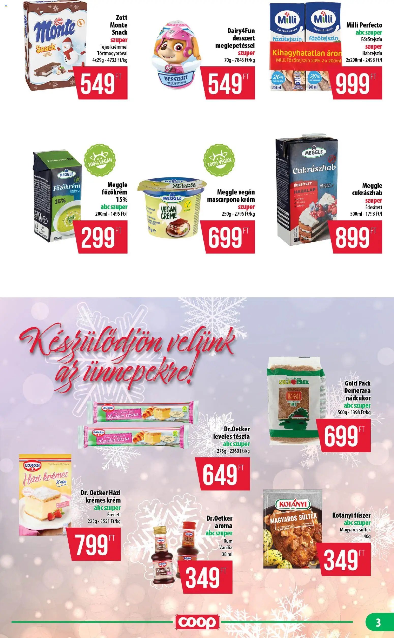 COOP újság 2025.12.18. Nyírzem - Mini & Abc & Szuper (2025-12-18 - 2025-12-31)