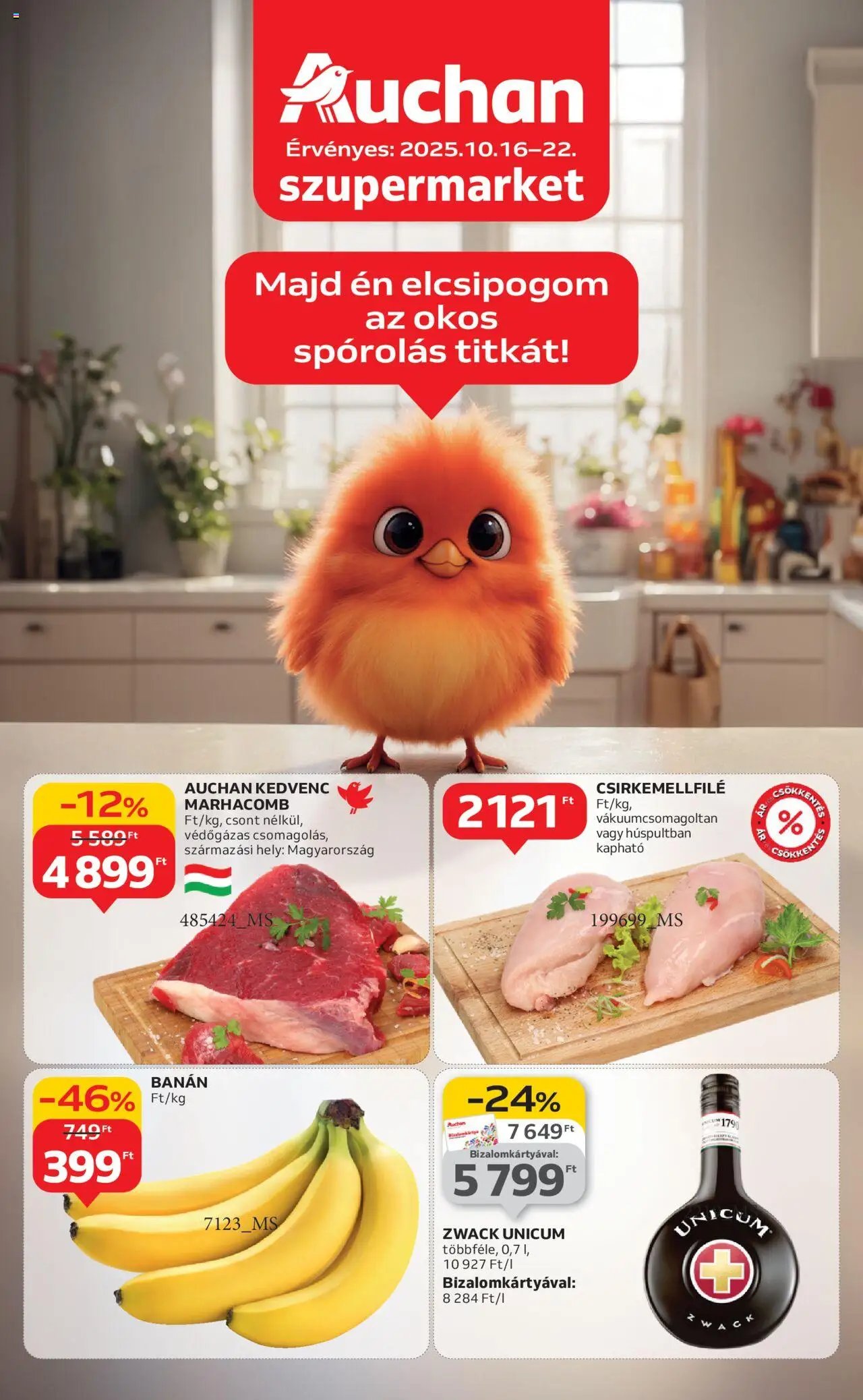 Auchan újság 2025.10.16. Szupermarket akciós újság (2025-10-16 - 2025-10-22)