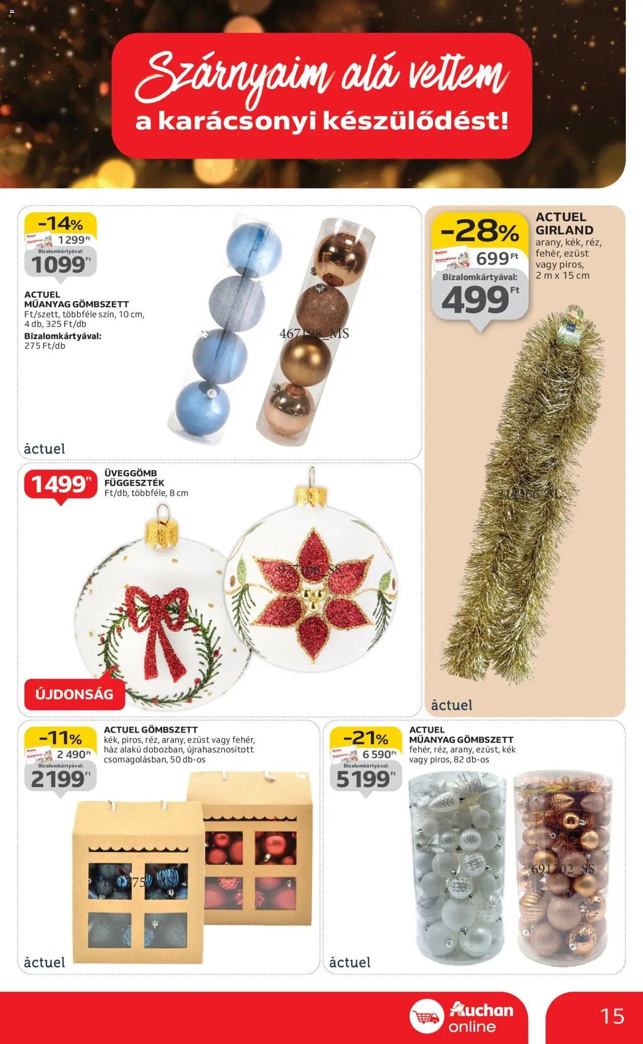Auchan újság 2025.10.16. Szupermarket akciós újság (2025-10-16 - 2025-10-22)