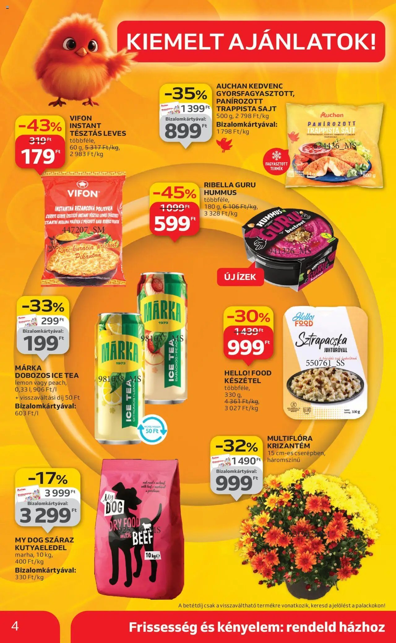 Auchan újság 2025.10.16. Szupermarket akciós újság (2025-10-16 - 2025-10-22)