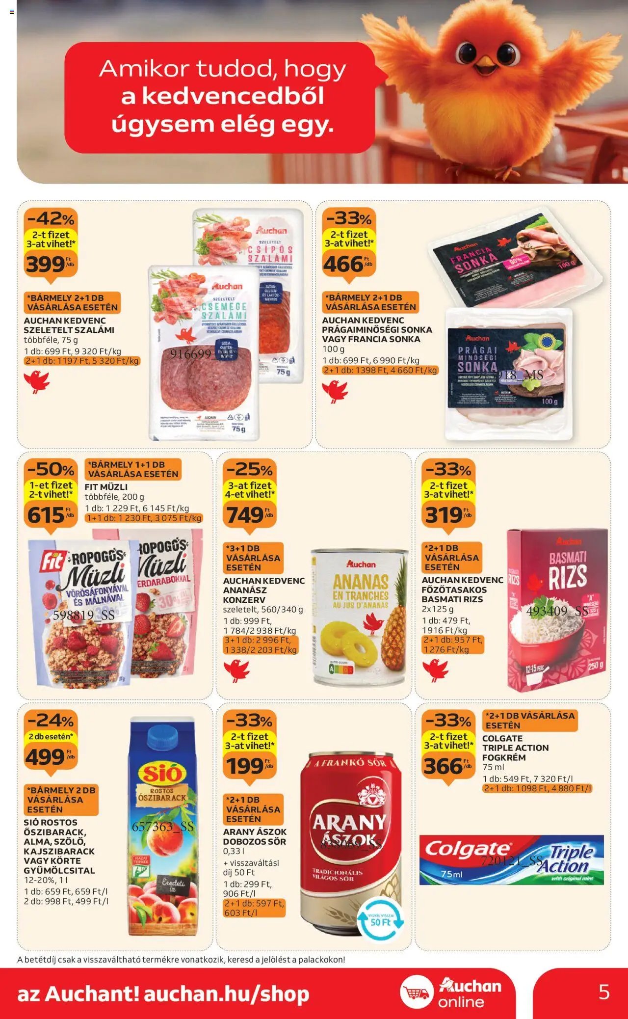 Auchan újság 2025.10.16. Szupermarket akciós újság (2025-10-16 - 2025-10-22)
