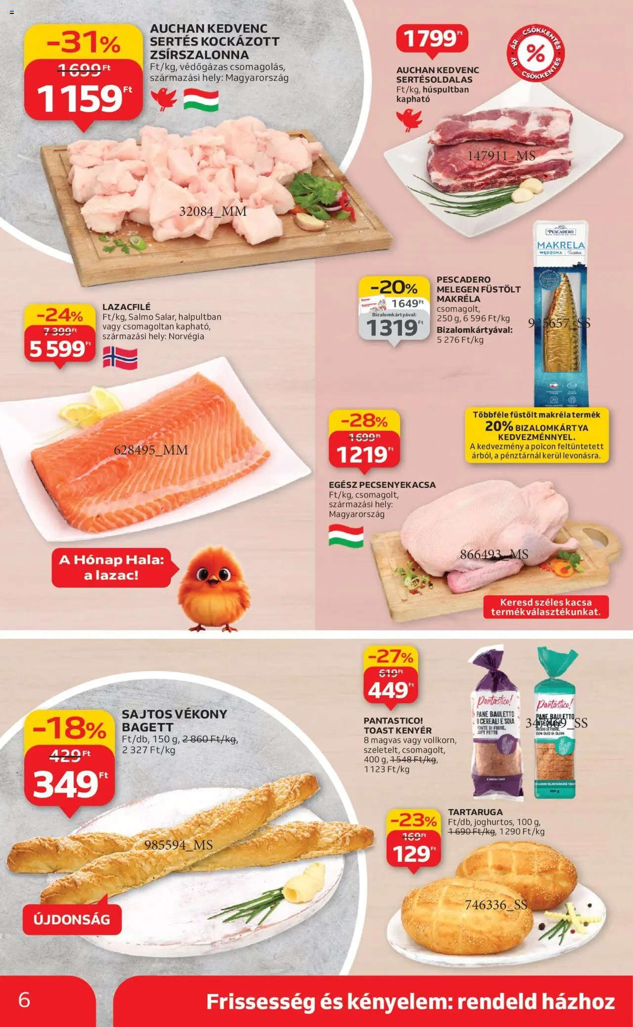 Auchan újság 2025.10.16. Szupermarket akciós újság (2025-10-16 - 2025-10-22)