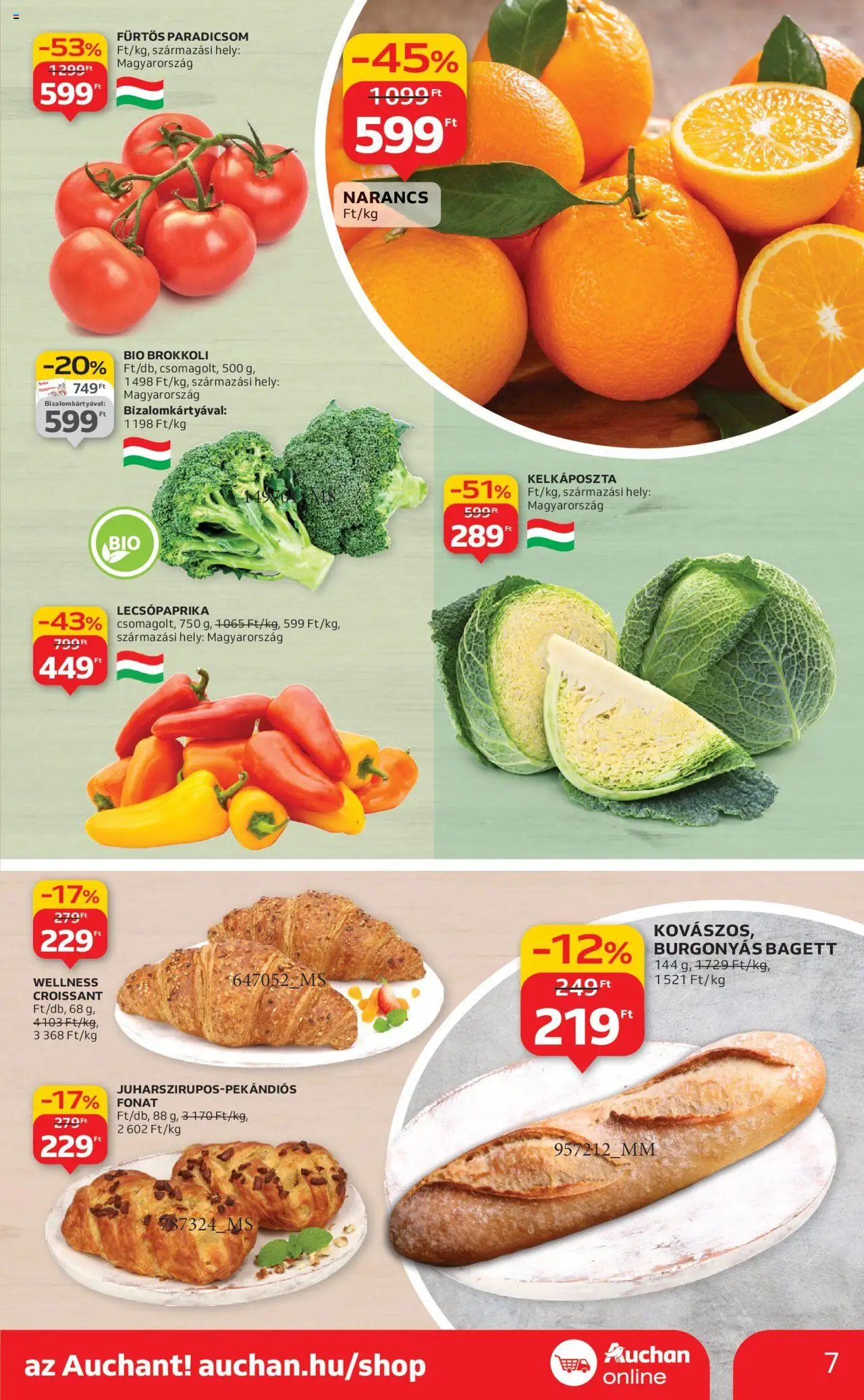 Auchan újság 2025.10.16. Szupermarket akciós újság (2025-10-16 - 2025-10-22)