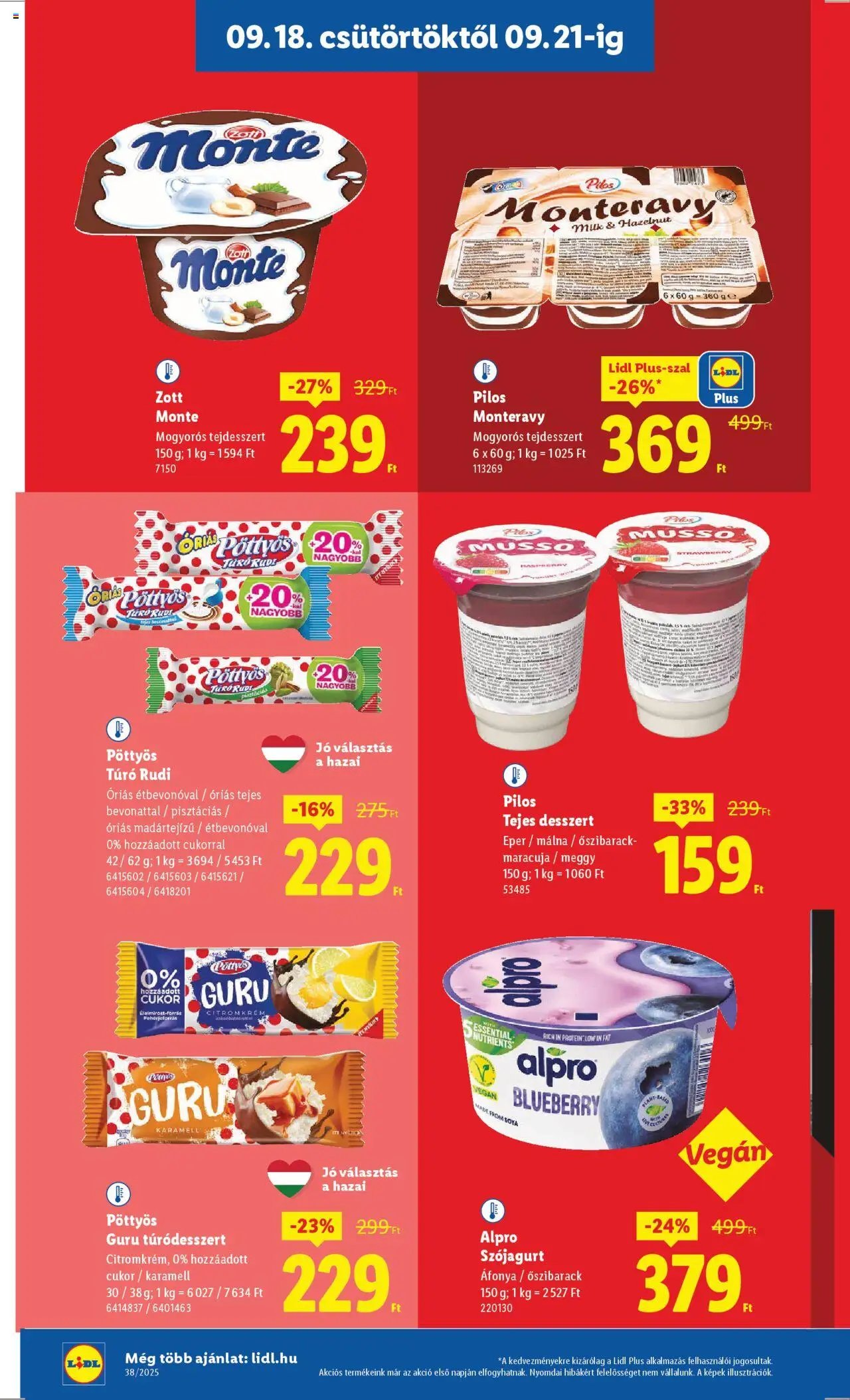Lidl újság 2025.09.18. Akciós újság Lidl (2025-09-18 - 2025-09-24)