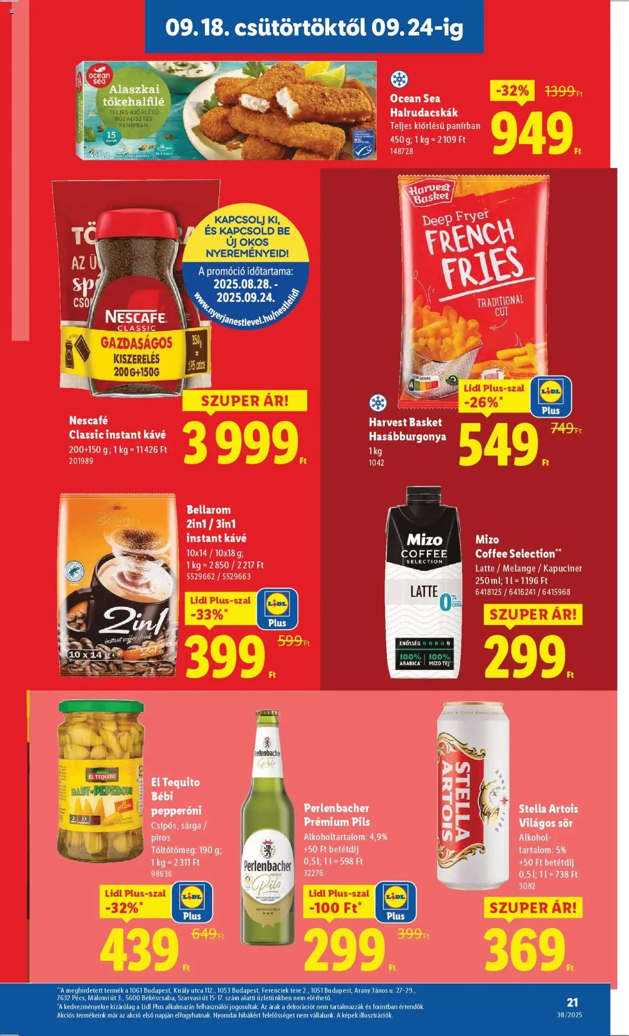 Lidl újság 2025.09.18. Akciós újság Lidl (2025-09-18 - 2025-09-24)