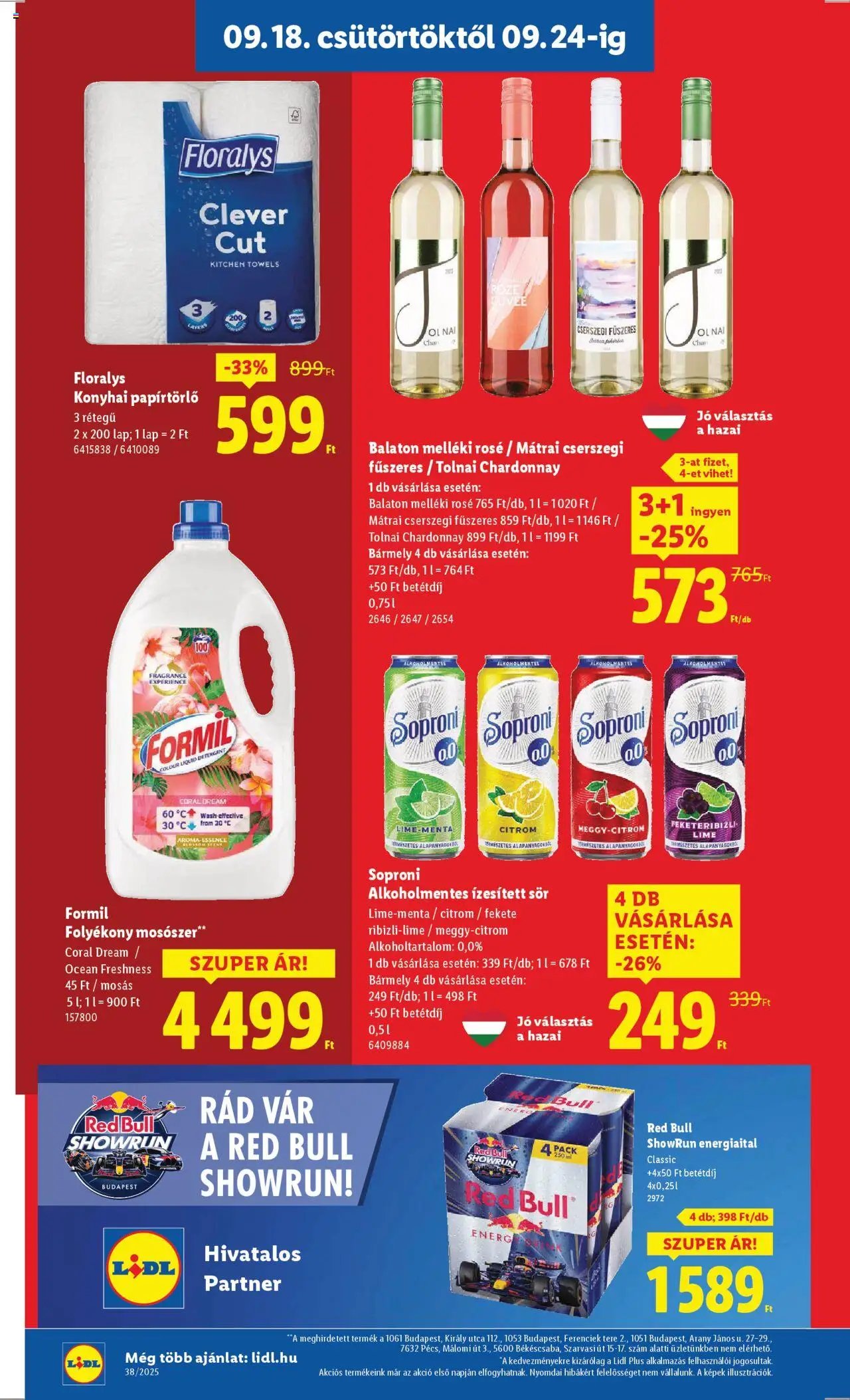 Lidl újság 2025.09.18. Akciós újság Lidl (2025-09-18 - 2025-09-24)