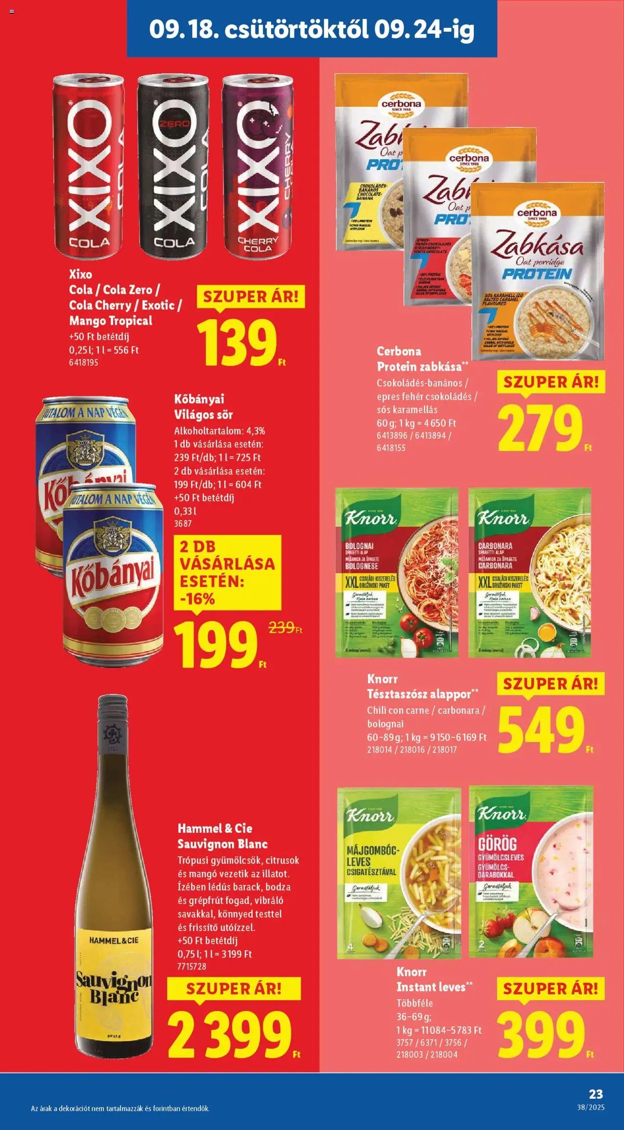 Lidl újság 2025.09.18. Akciós újság Lidl (2025-09-18 - 2025-09-24)