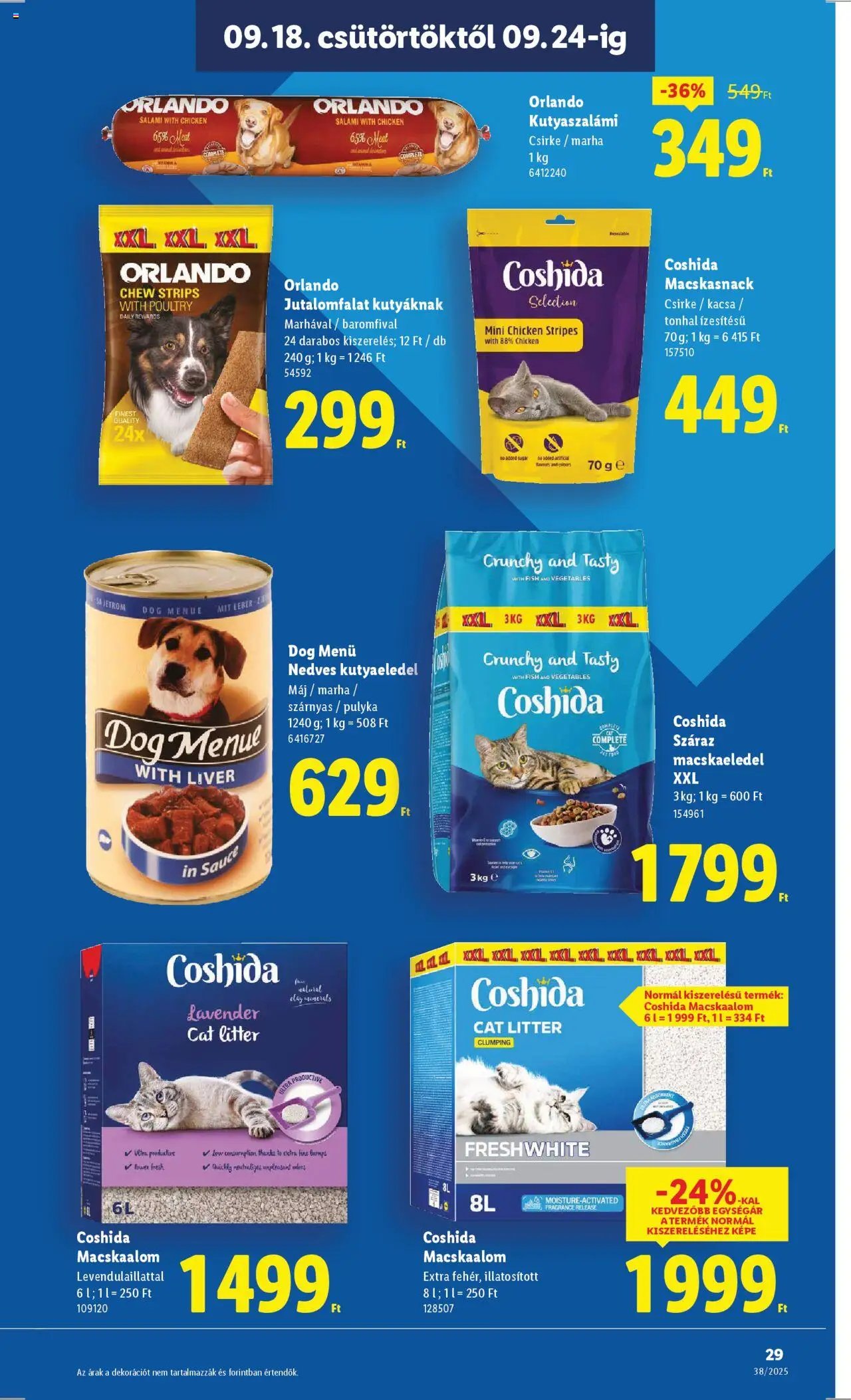 Lidl újság 2025.09.18. Akciós újság Lidl (2025-09-18 - 2025-09-24)