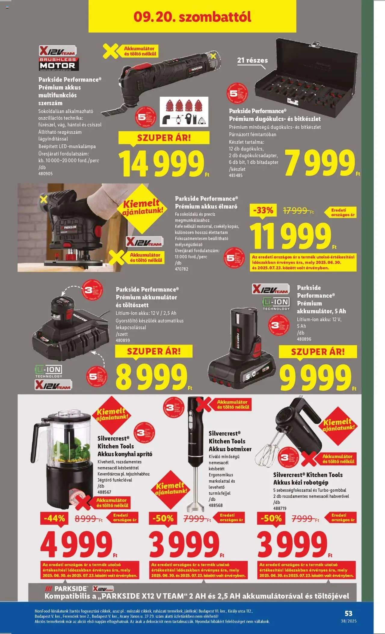 Lidl újság 2025.09.18. Akciós újság Lidl (2025-09-18 - 2025-09-24)