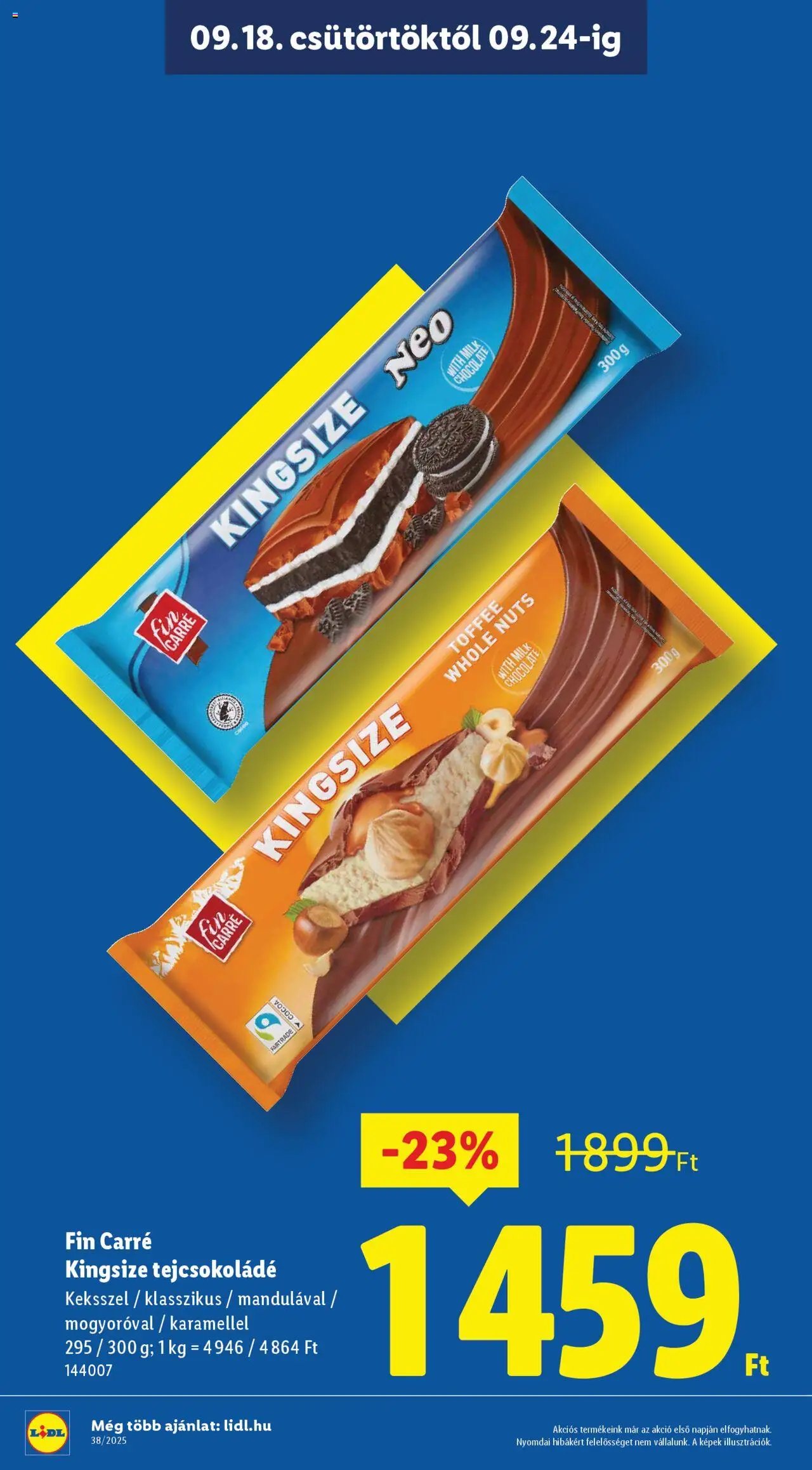 Lidl újság 2025.09.18. Akciós újság Lidl (2025-09-18 - 2025-09-24)