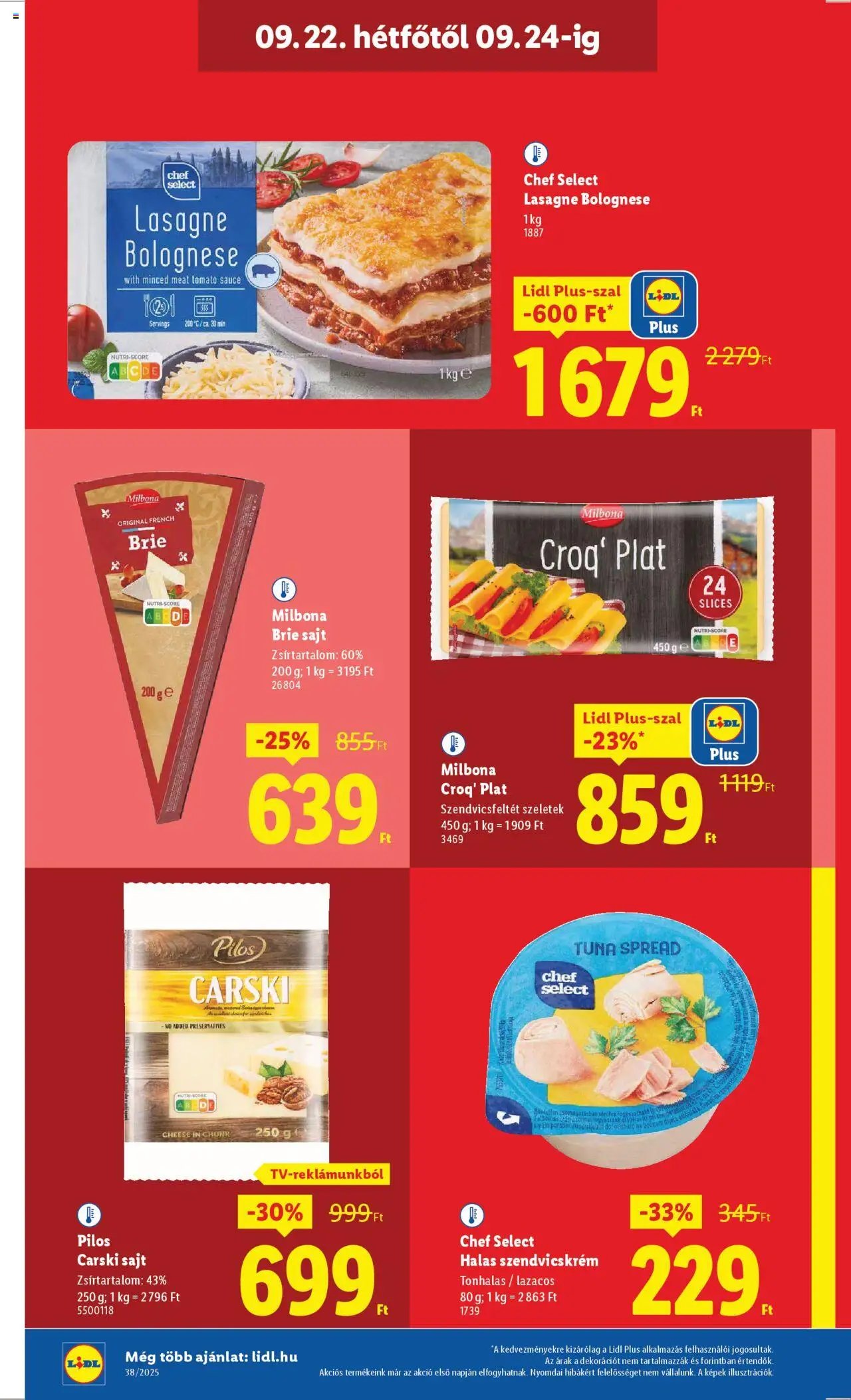 Lidl újság 2025.09.18. Akciós újság Lidl (2025-09-18 - 2025-09-24)