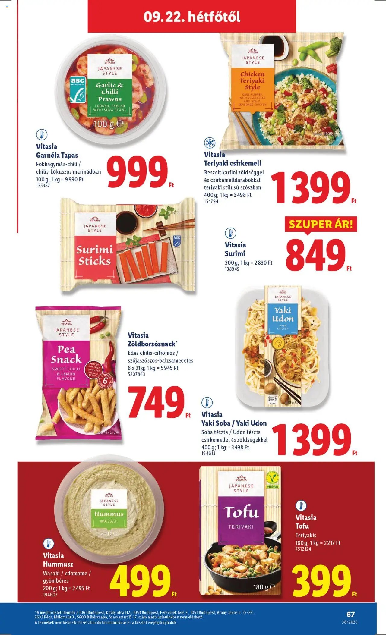Lidl újság 2025.09.18. Akciós újság Lidl (2025-09-18 - 2025-09-24)