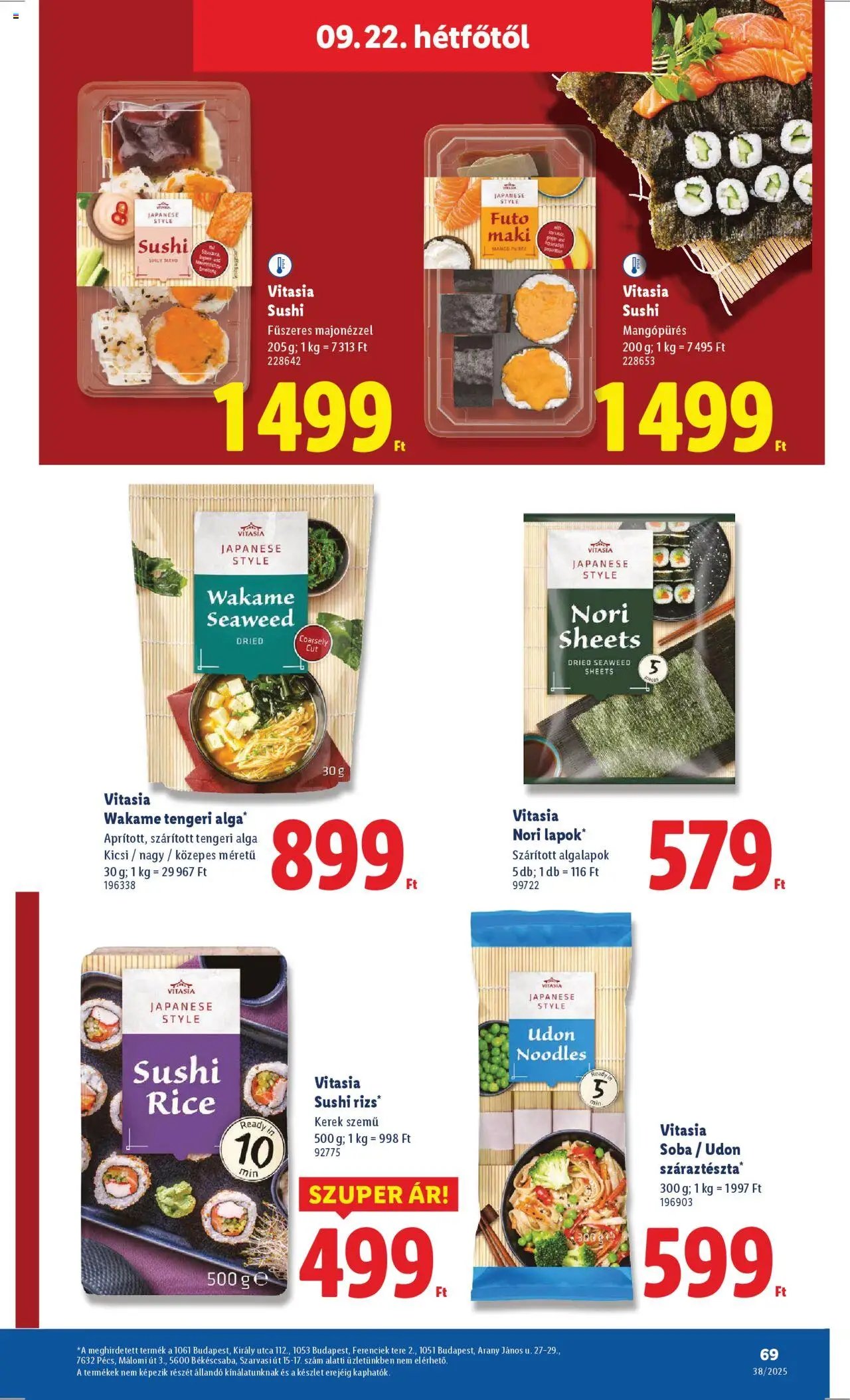 Lidl újság 2025.09.18. Akciós újság Lidl (2025-09-18 - 2025-09-24)