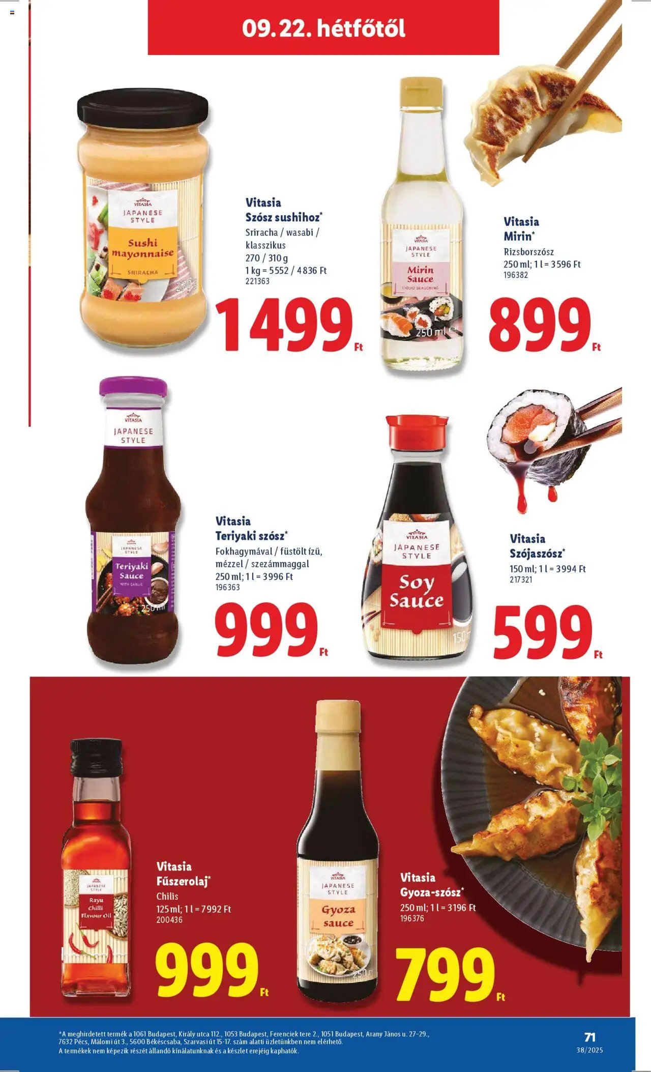 Lidl újság 2025.09.18. Akciós újság Lidl (2025-09-18 - 2025-09-24)