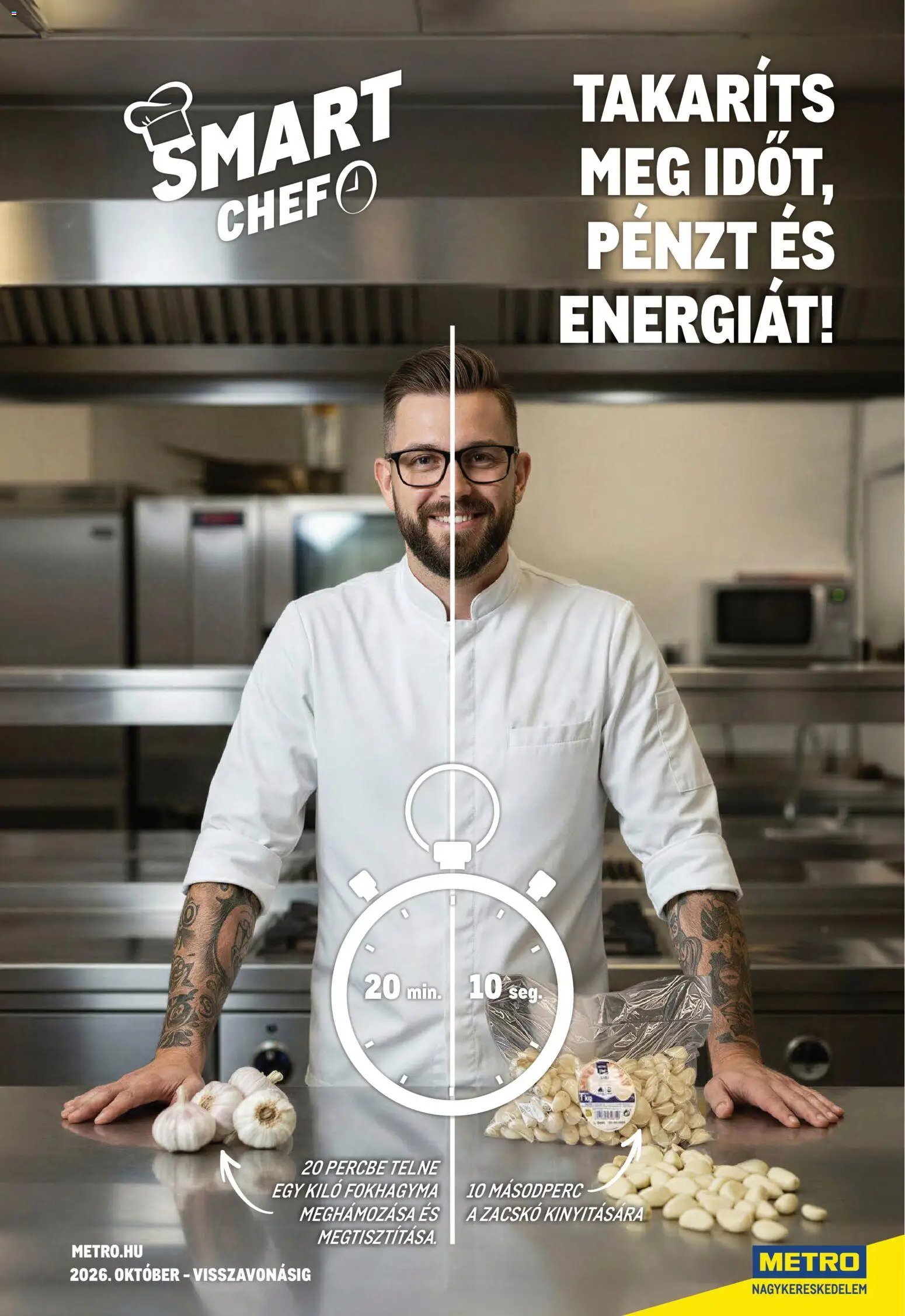 Metro újság 2026.10.01. Metro Smart Chef katalógus
