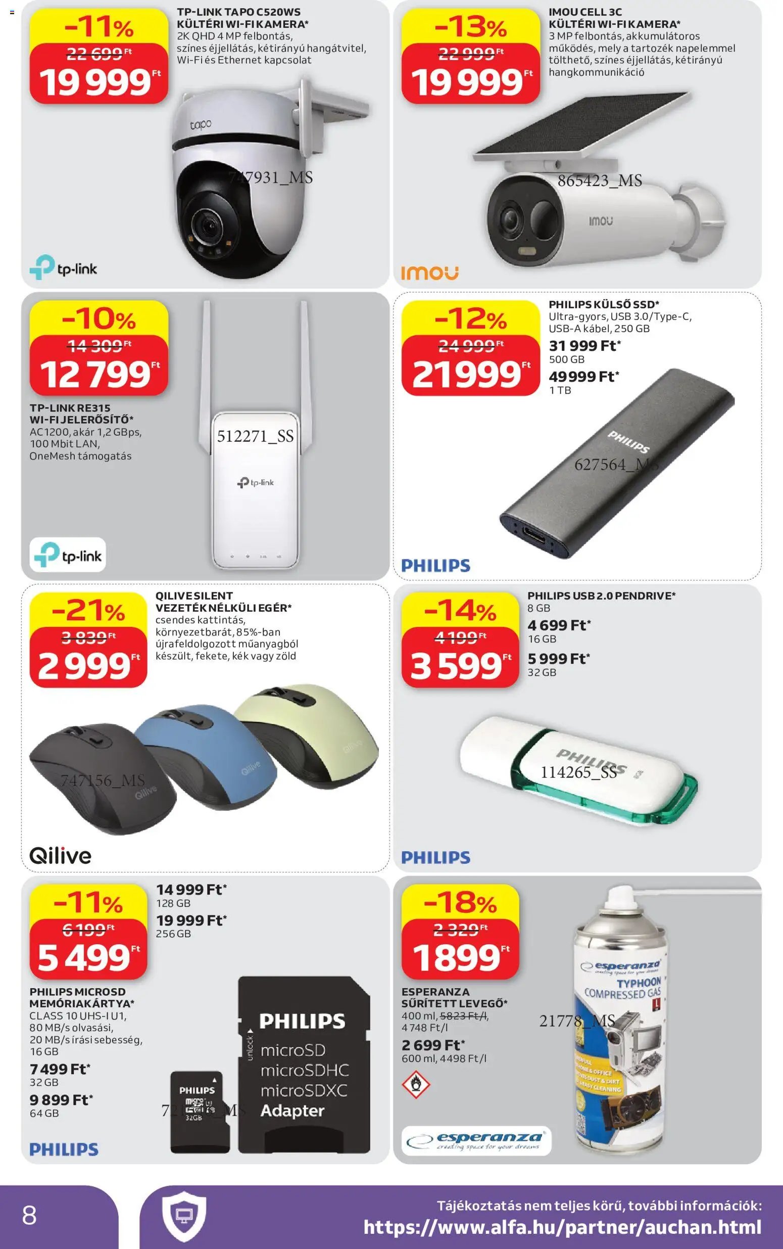 Auchan újság 2026.05.07. Auchan Elektronikai ajánlataink (2026-05-07 - 2026-05-20)