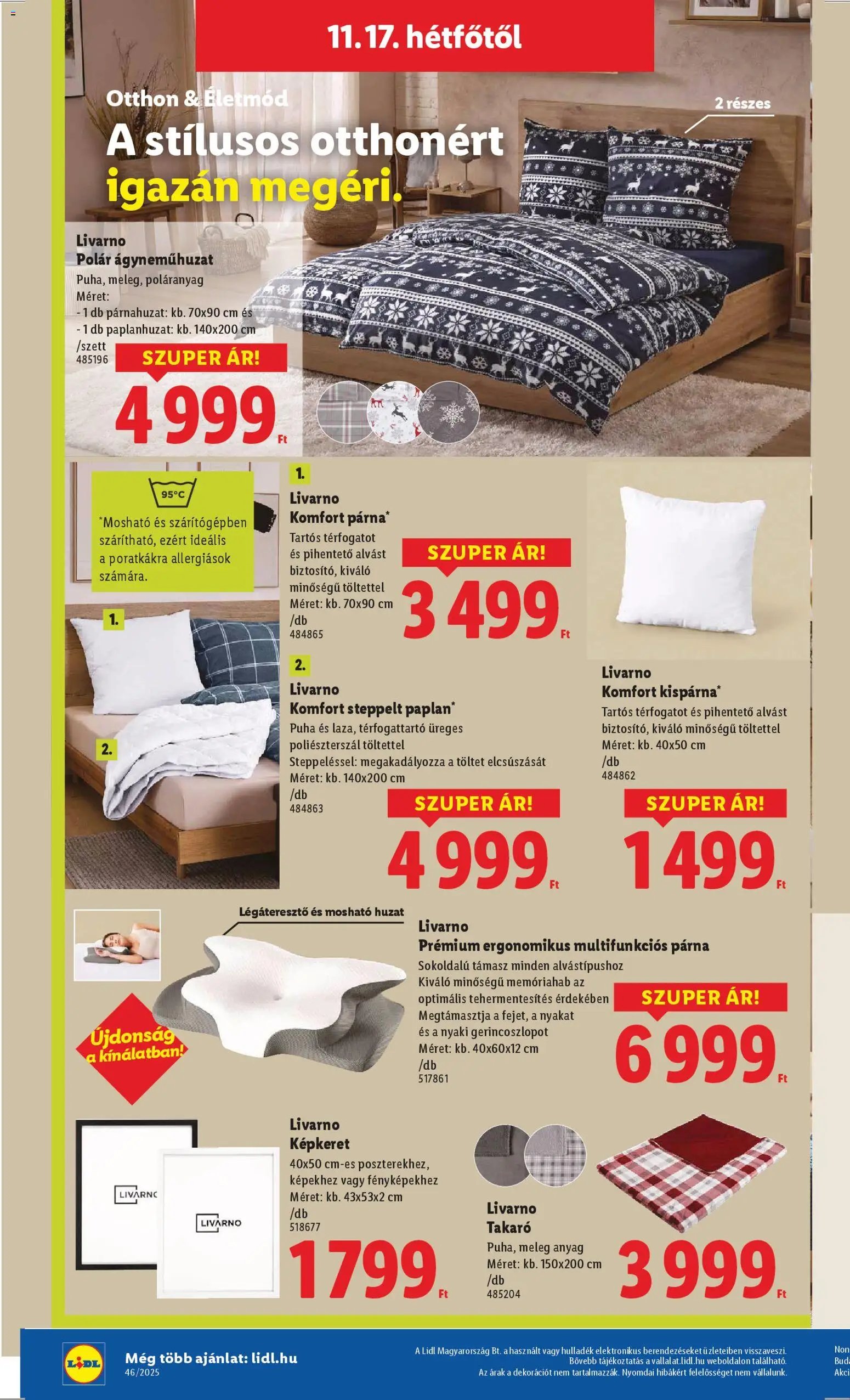 Lidl újság 2025.11.15. Nonfood kínálatunk (2025-11-15 - 2025-11-19)