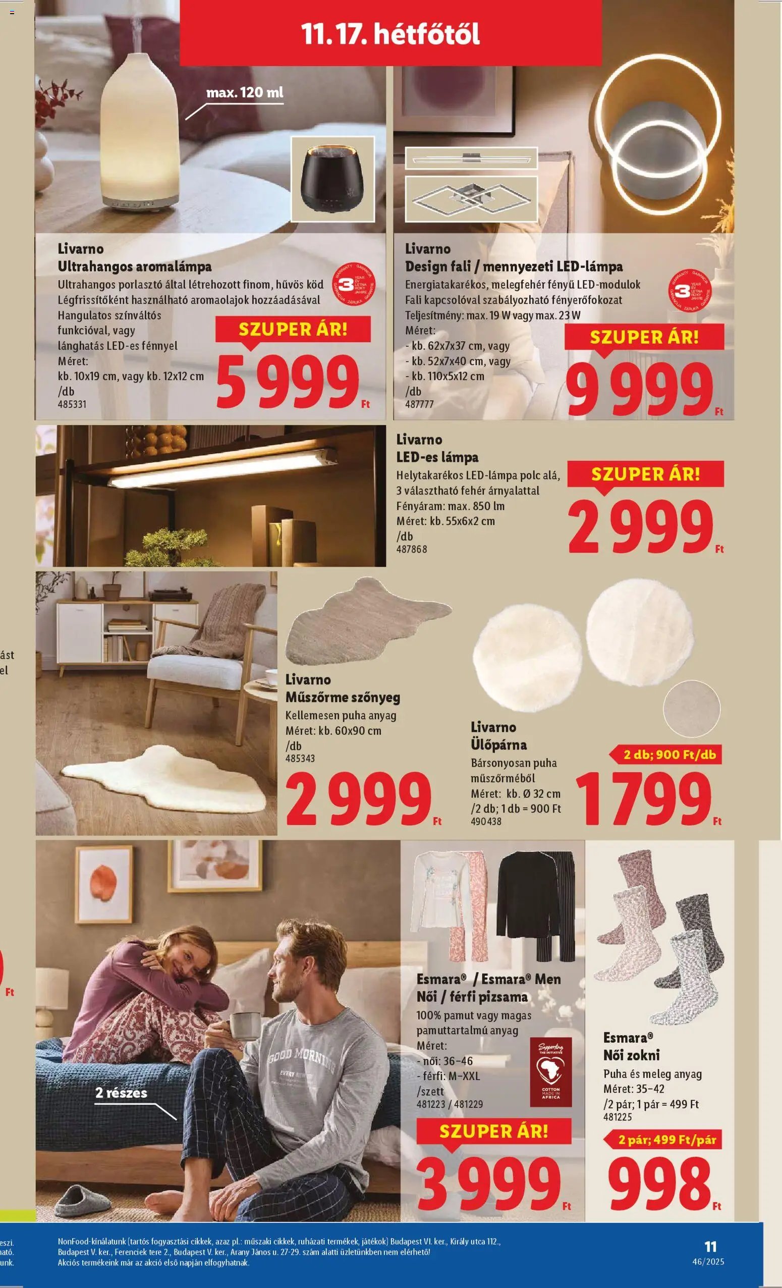 Lidl újság 2025.11.15. Nonfood kínálatunk (2025-11-15 - 2025-11-19)