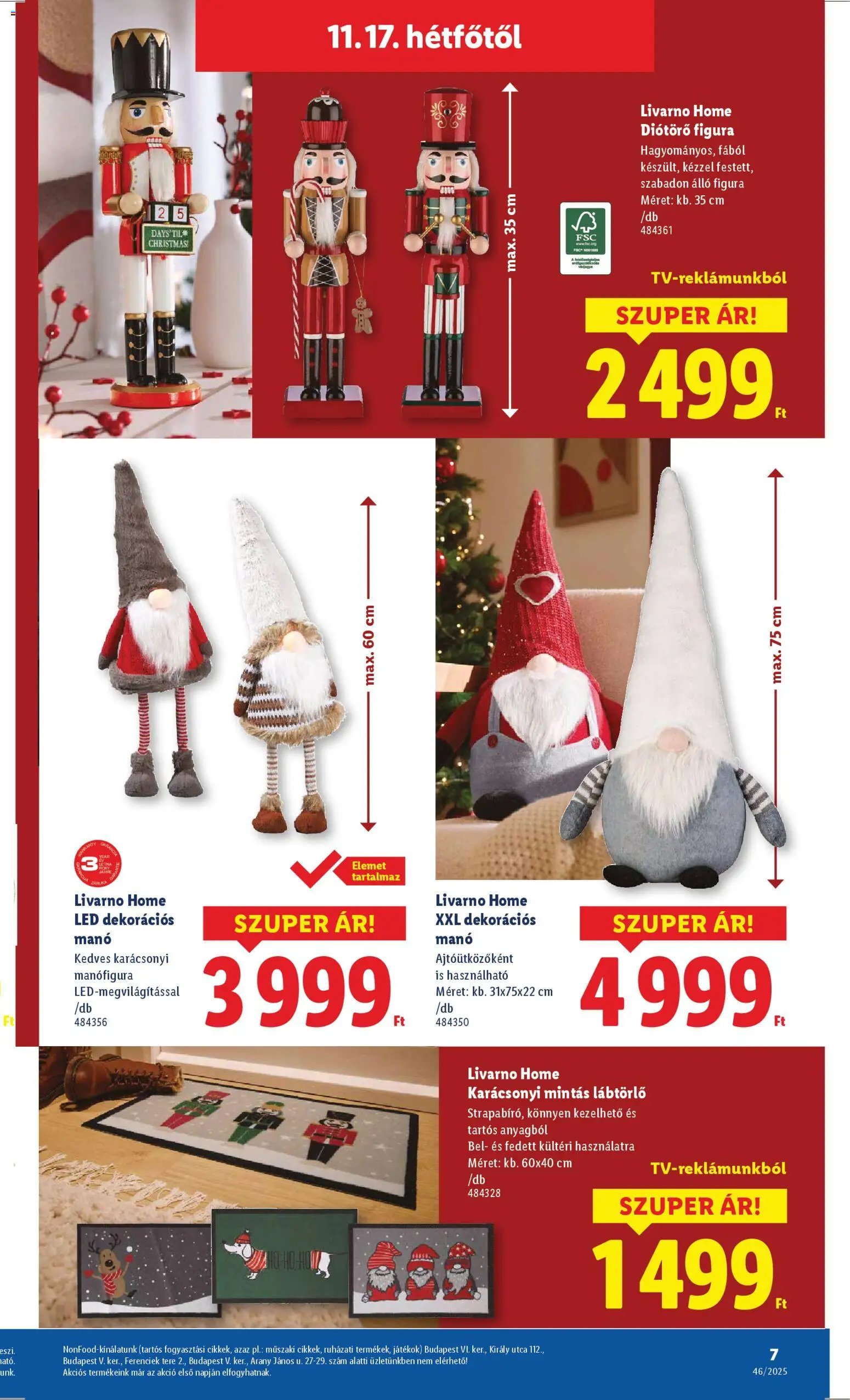 Lidl újság 2025.11.15. Nonfood kínálatunk (2025-11-15 - 2025-11-19)