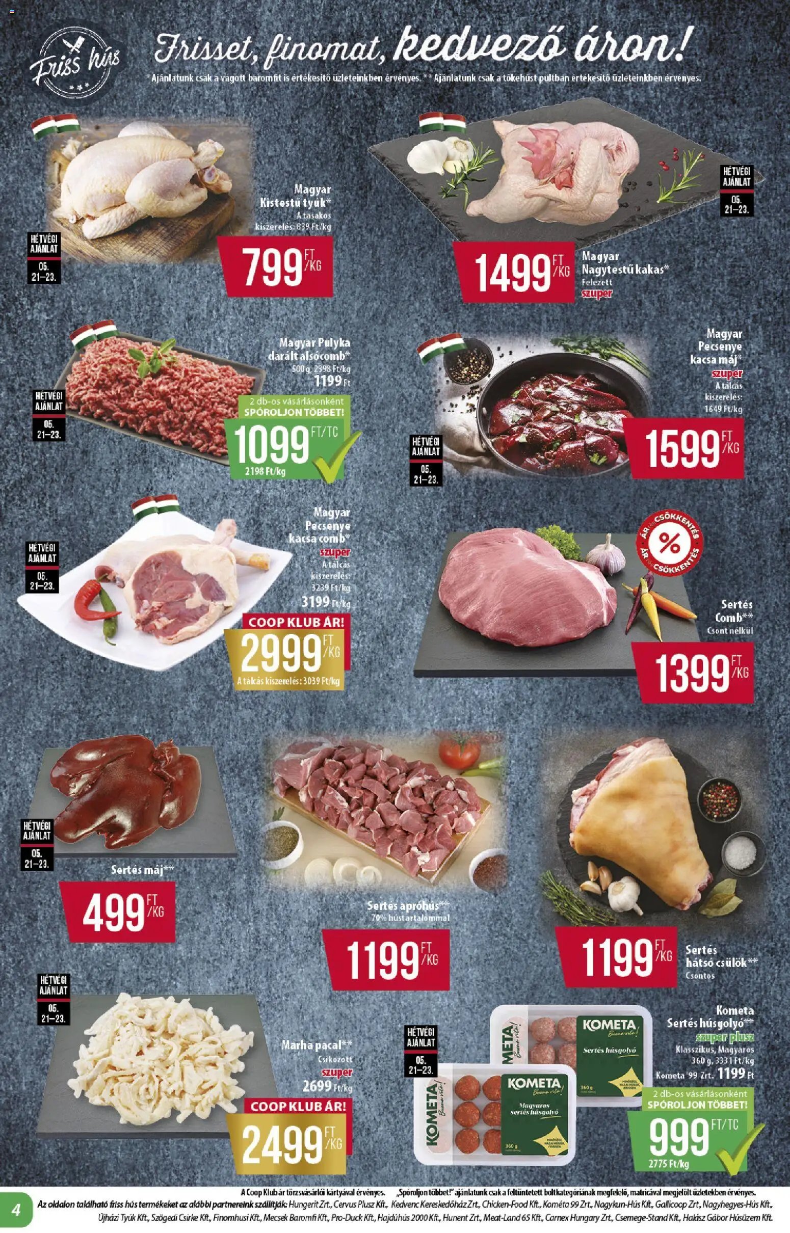 COOP újság 2026.05.21. COOP - Abc & szuper / Alföld Pro-Coop Zrt. (2026-05-21 - 2026-05-27)