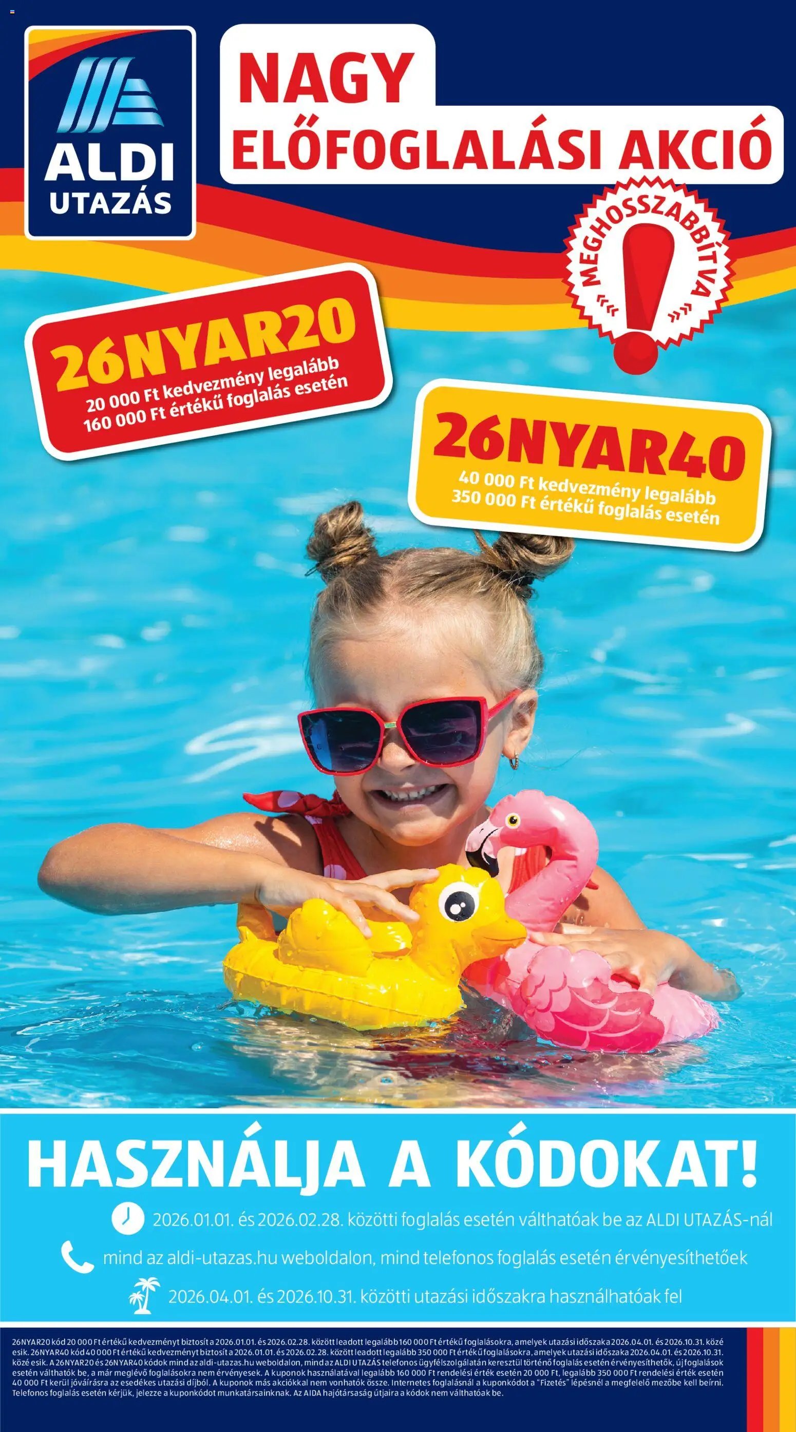 Aldi újság 2026.02.26. Utazás katalógus (2026-02-26 - 2026-03-04)
