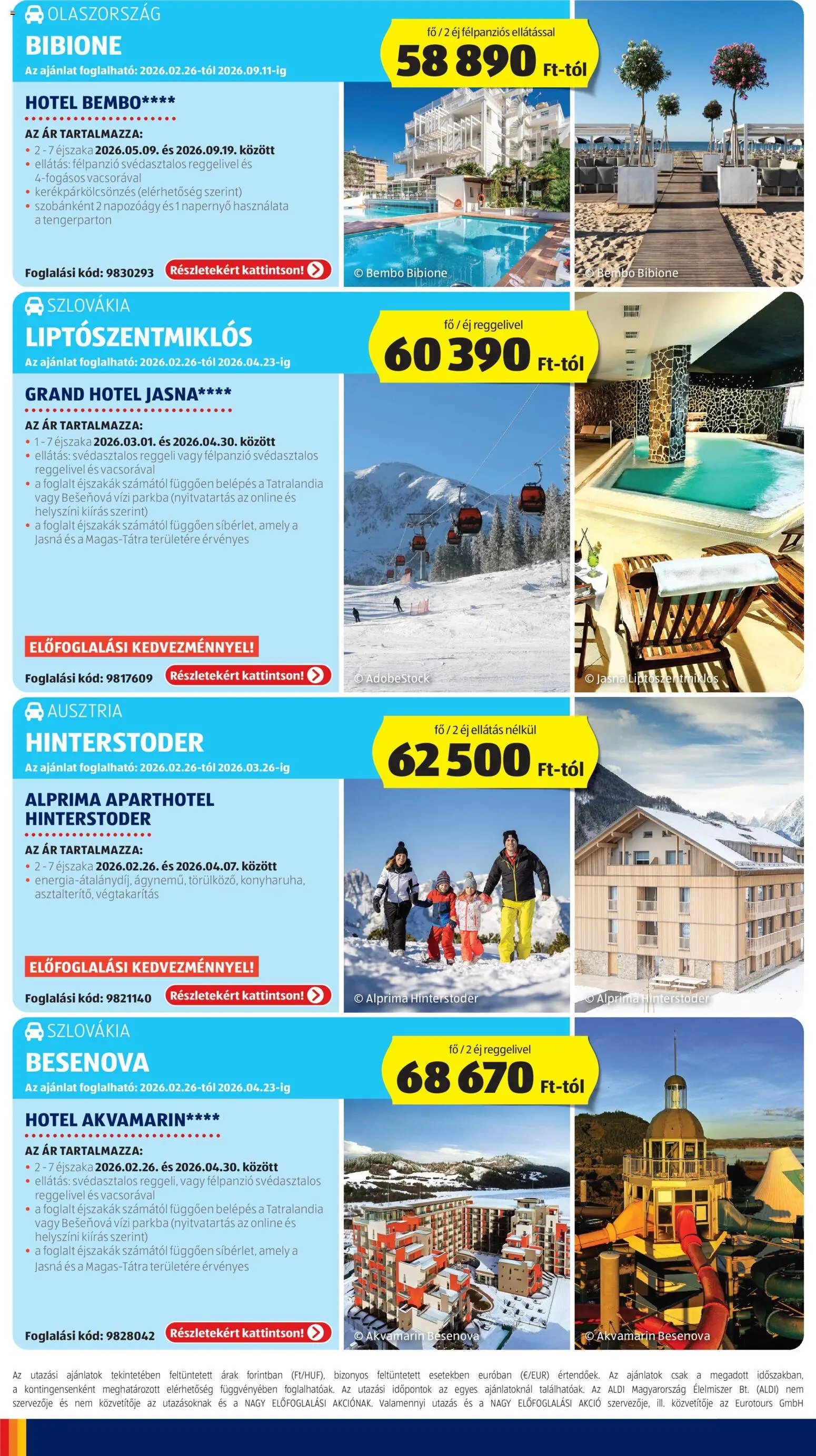 Aldi újság 2026.02.26. Utazás katalógus (2026-02-26 - 2026-03-04)