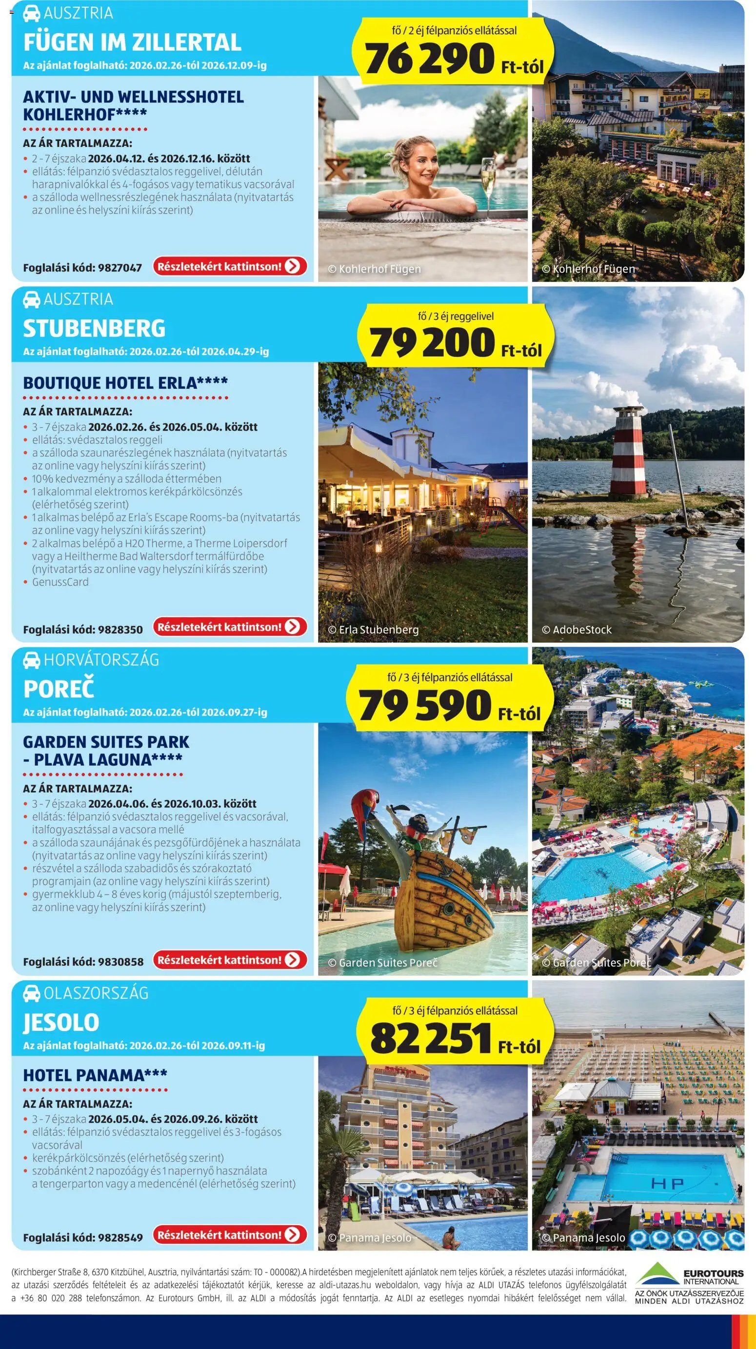 Aldi újság 2026.02.26. Utazás katalógus (2026-02-26 - 2026-03-04)