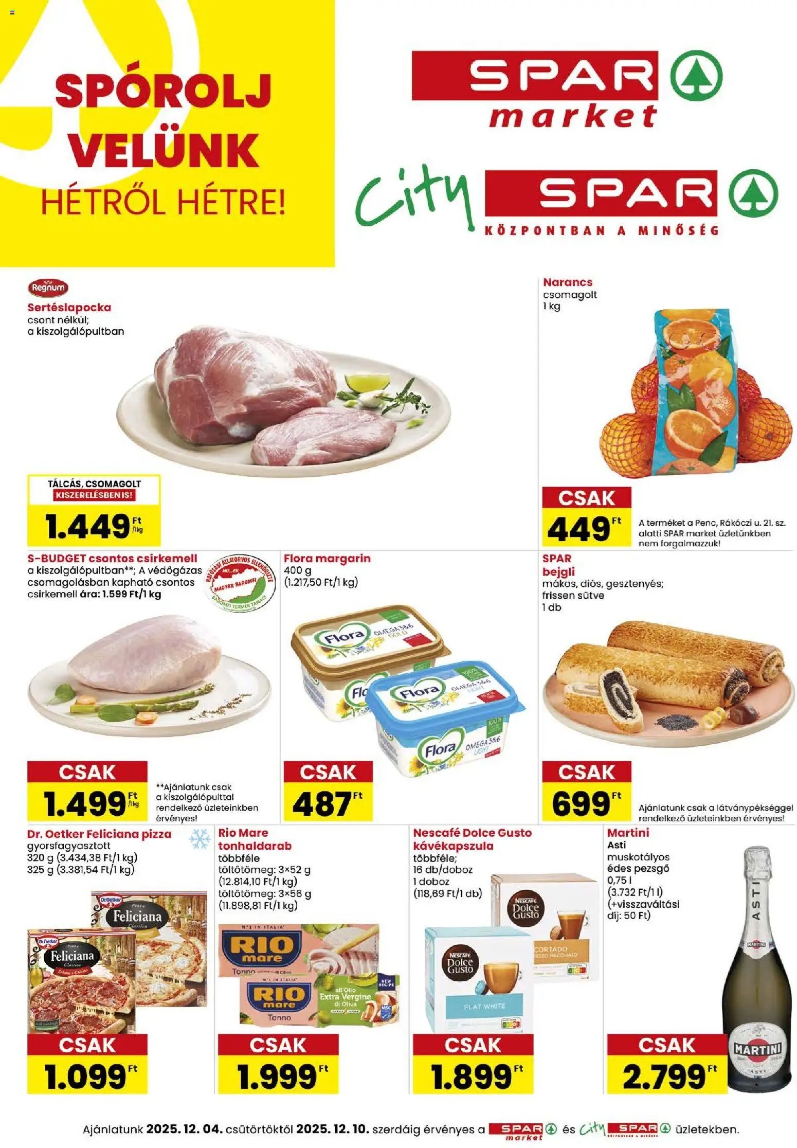 Spar újság 2025.12.04. City Spar szórólap (2025-12-04 - 2025-12-10)