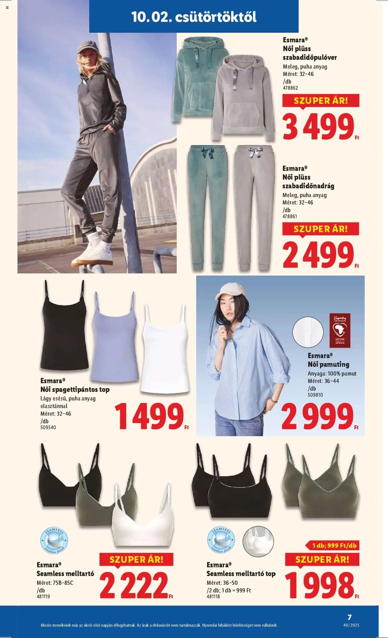 Lidl újság 2025.10.02. Nonfood kínálatunk (2025-10-02 - 2025-10-08)