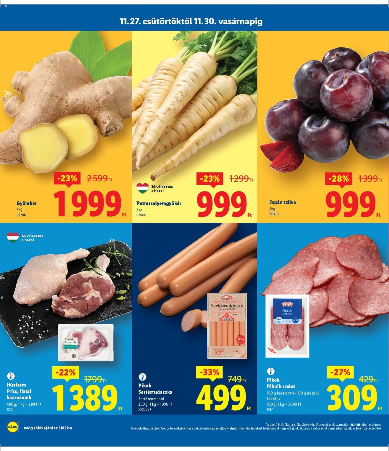Lidl újság 2025.11.27. Székesfehérvár (2025-11-27 - 2025-11-30)