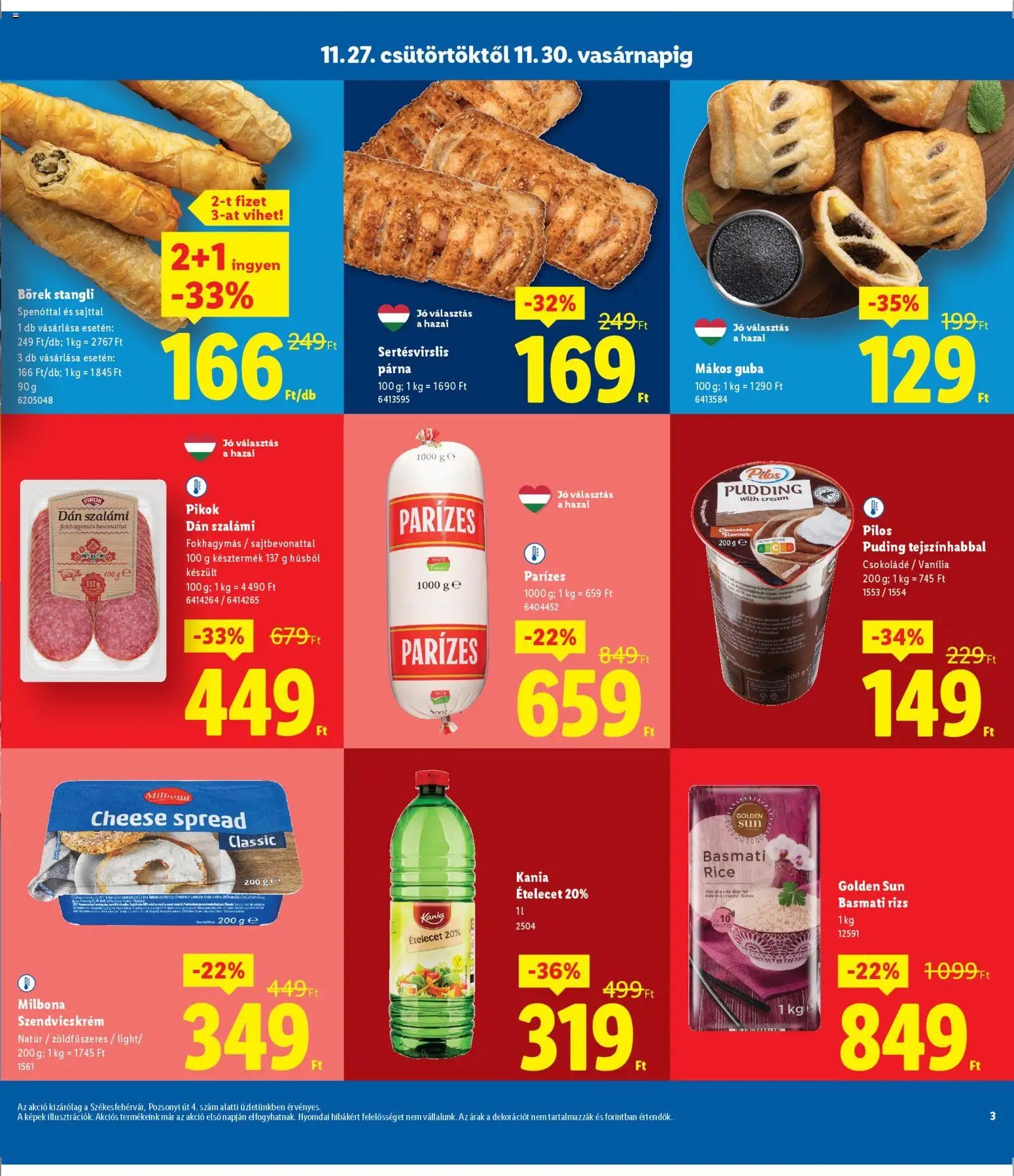 Lidl újság 2025.11.27. Székesfehérvár (2025-11-27 - 2025-11-30)