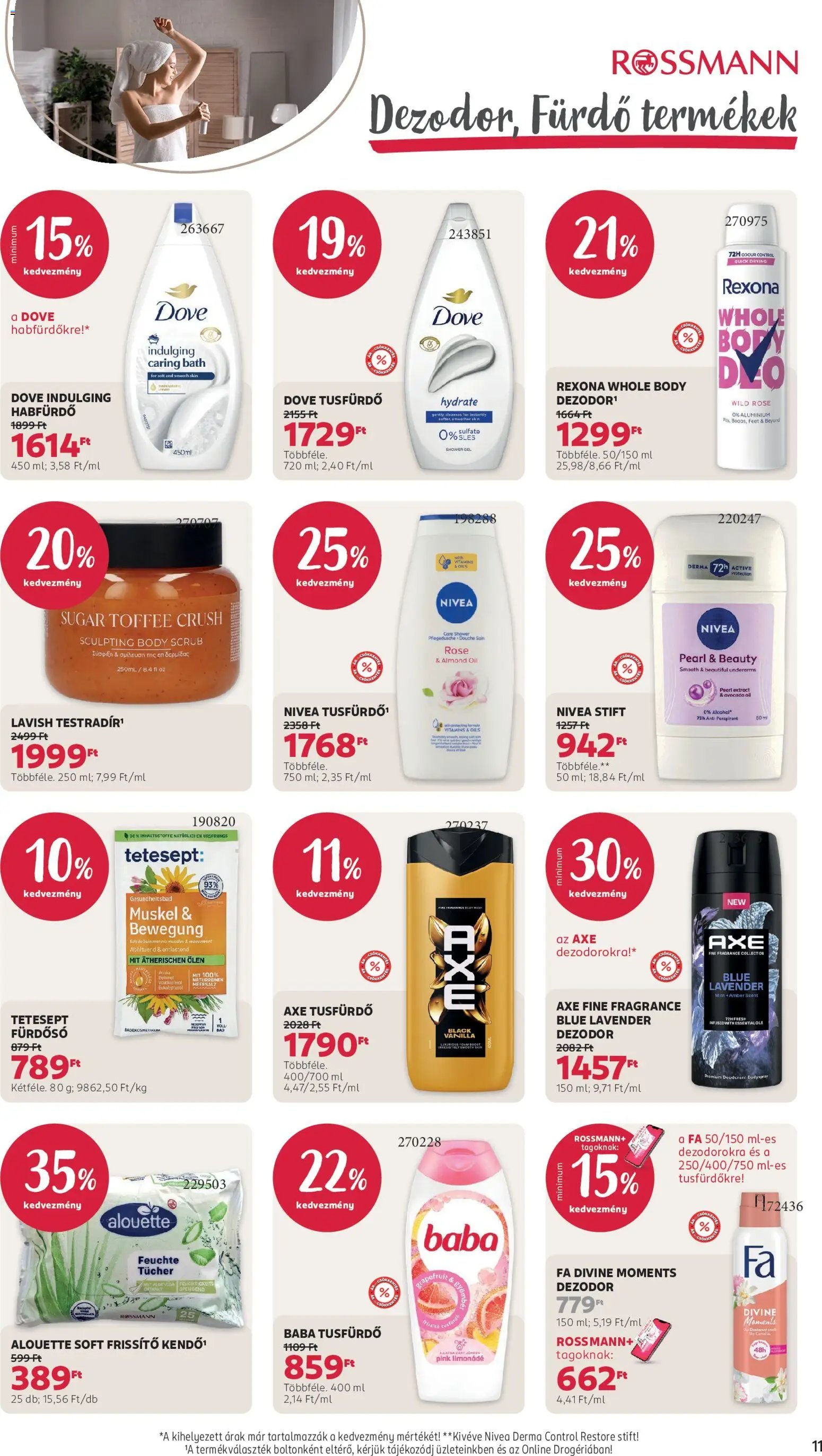 Rossmann újság 2026.07.06. Rossmann akciós újság