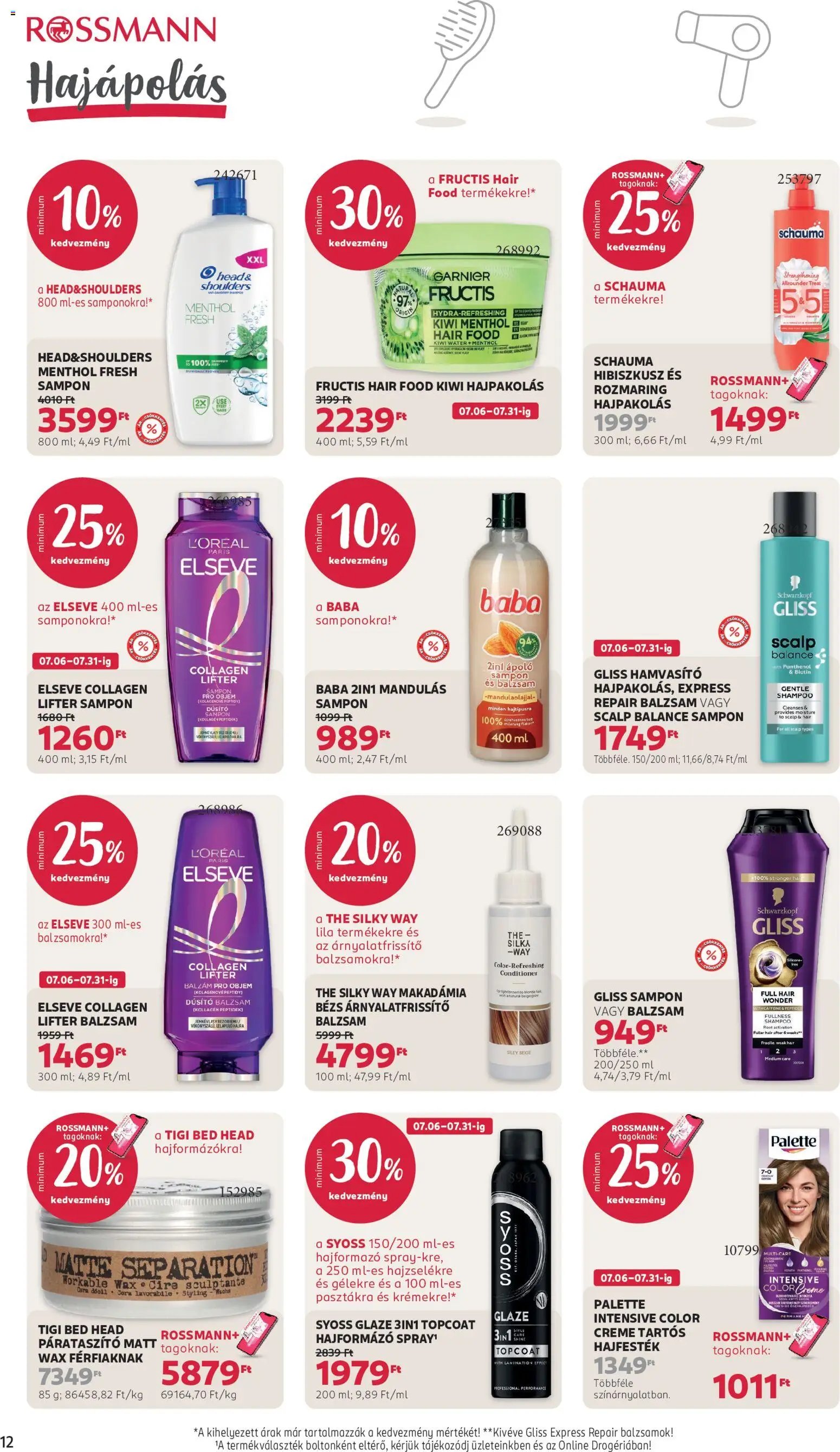 Rossmann újság 2026.07.06. Rossmann akciós újság