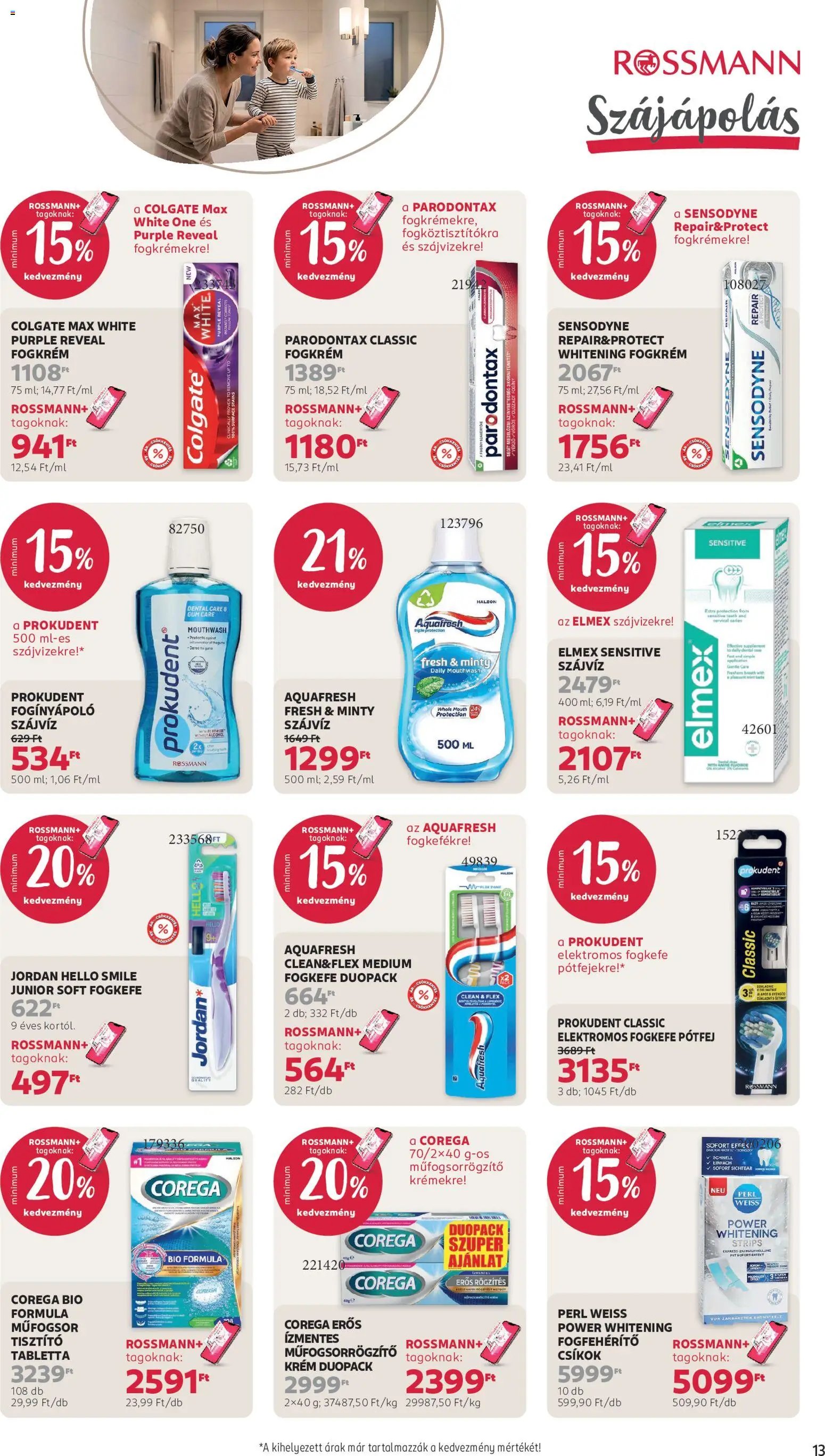 Rossmann újság 2026.07.06. Rossmann akciós újság
