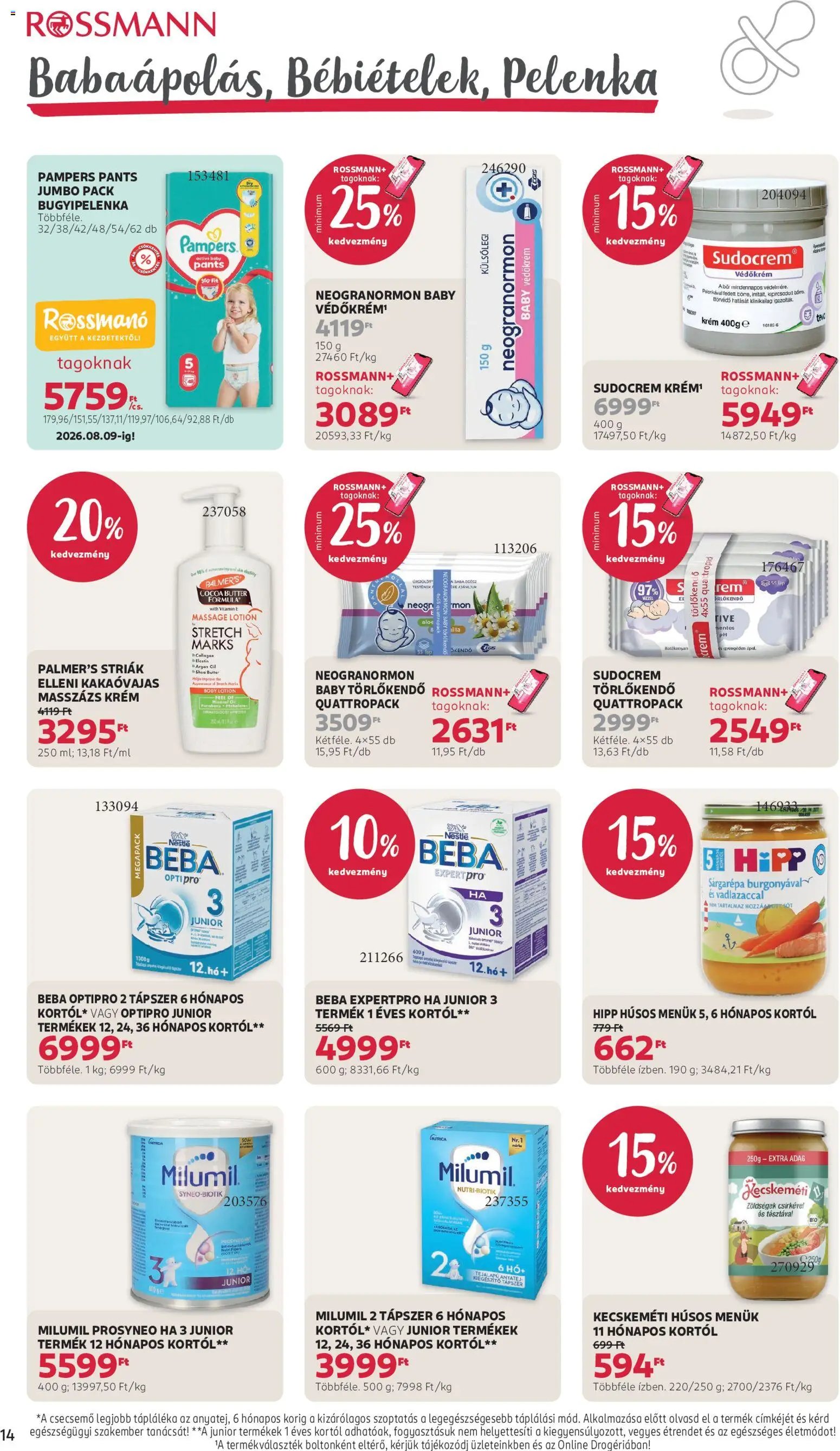 Rossmann újság 2026.07.06. Rossmann akciós újság