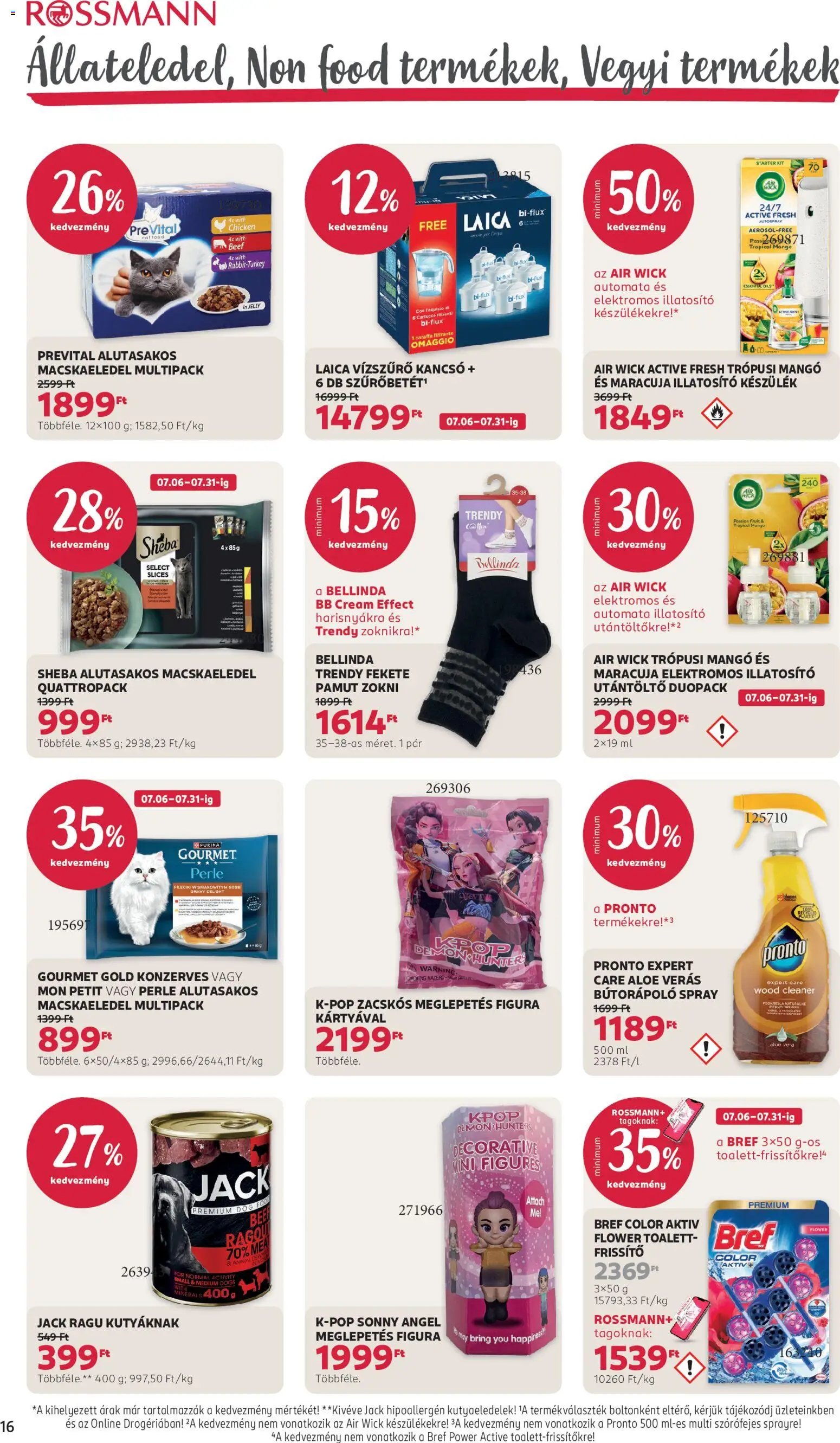 Rossmann újság 2026.07.06. Rossmann akciós újság