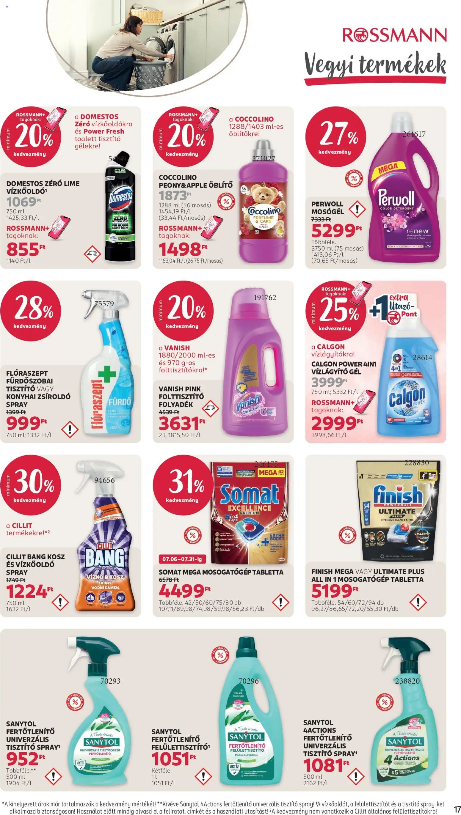 Rossmann újság 2026.07.06. Rossmann akciós újság