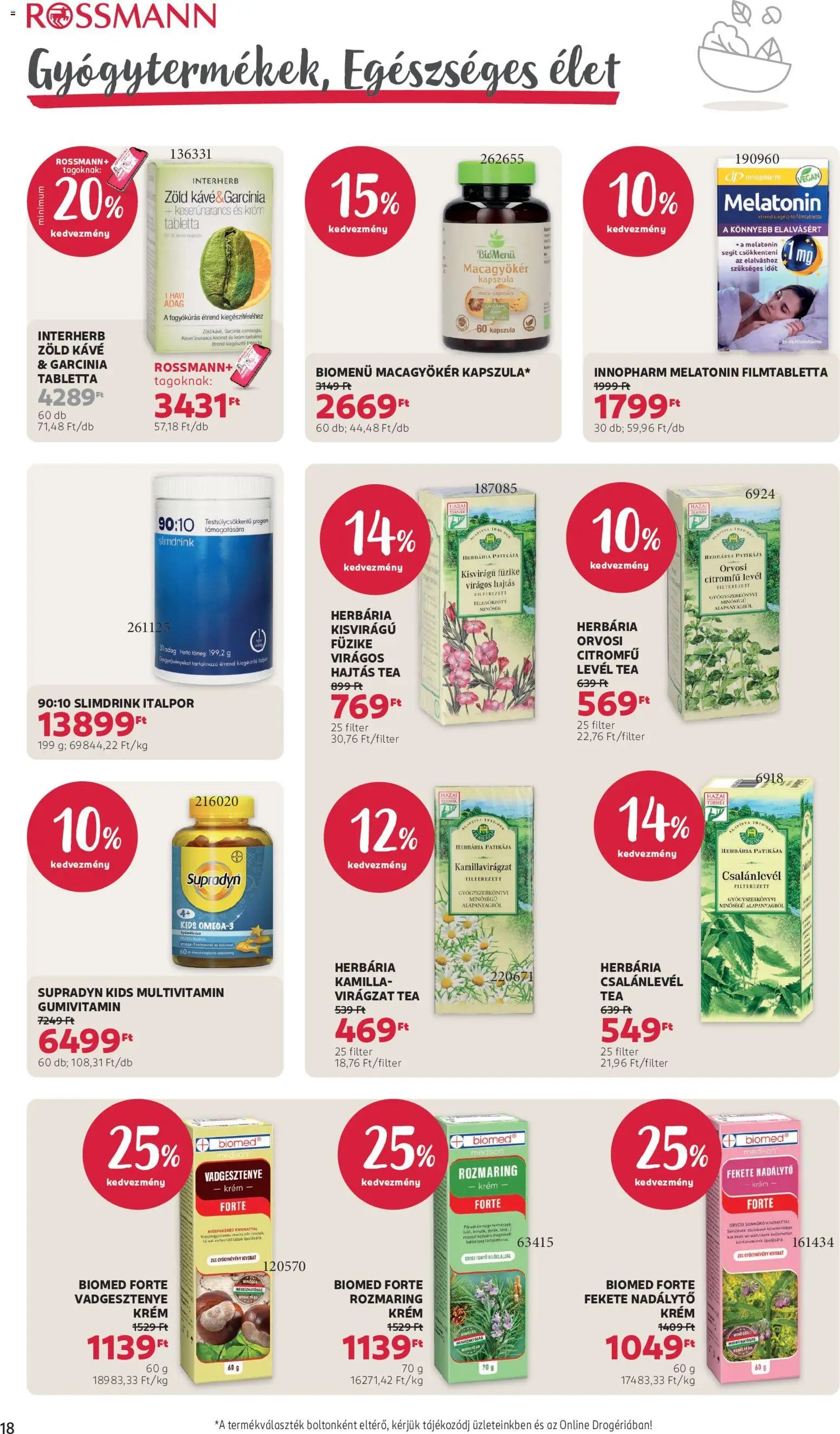 Rossmann újság 2026.07.06. Rossmann akciós újság