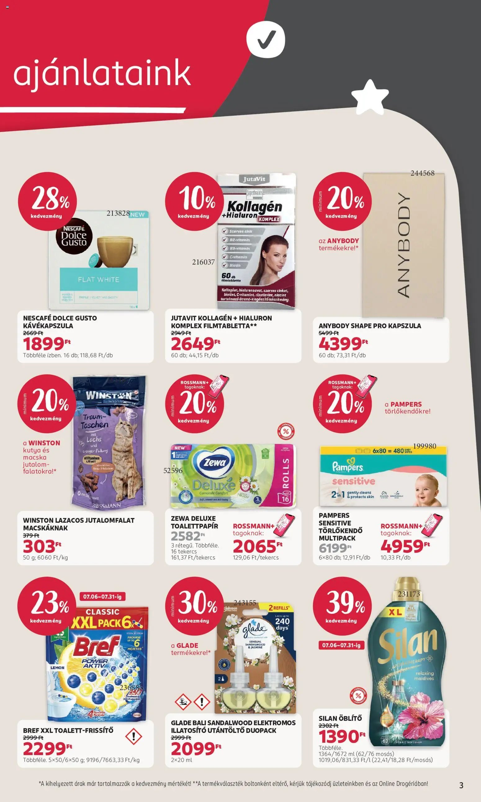 Rossmann újság 2026.07.06. Rossmann akciós újság
