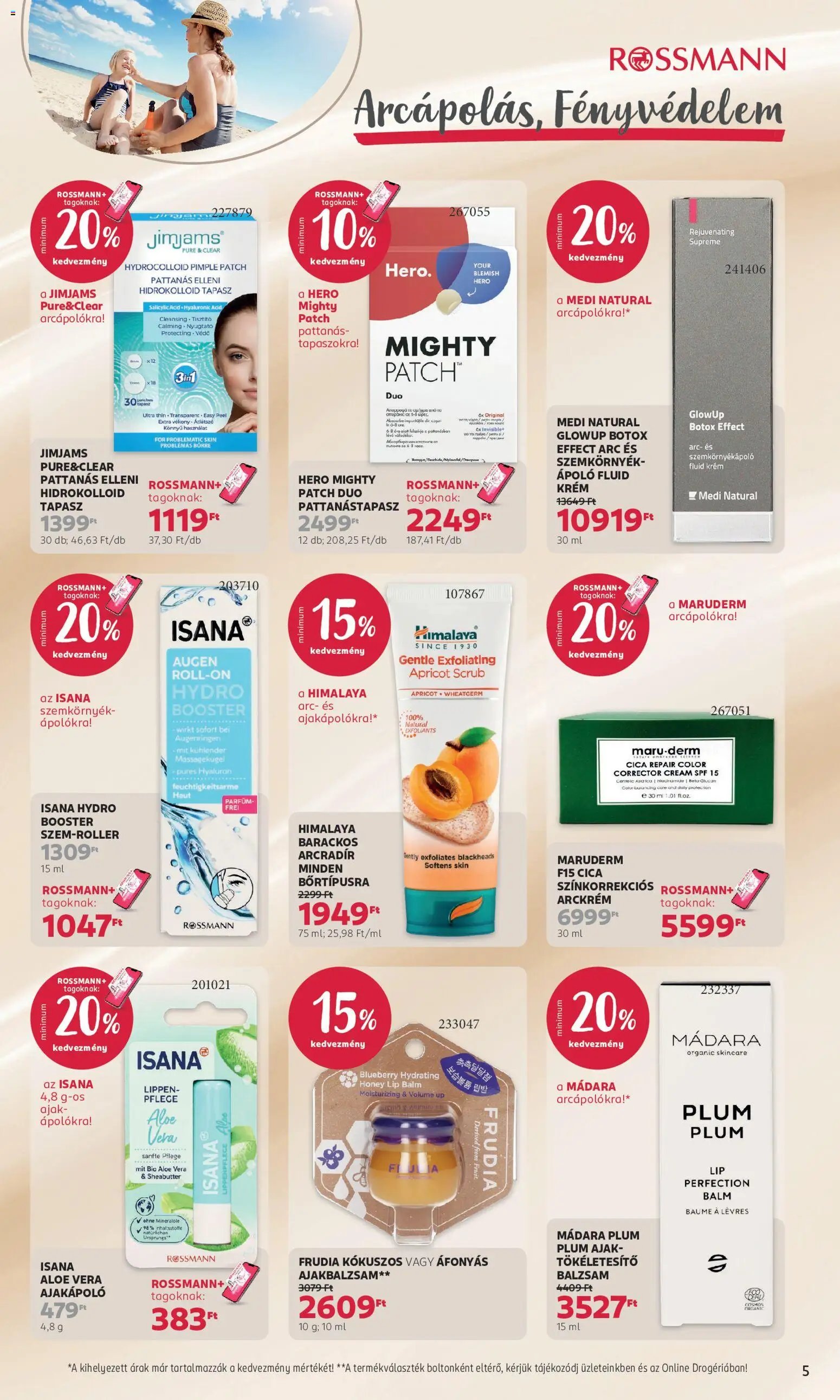 Rossmann újság 2026.07.06. Rossmann akciós újság