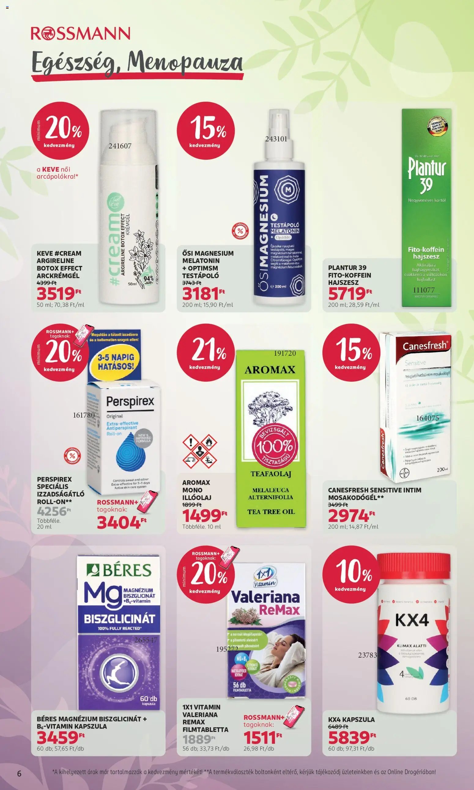 Rossmann újság 2026.07.06. Rossmann akciós újság