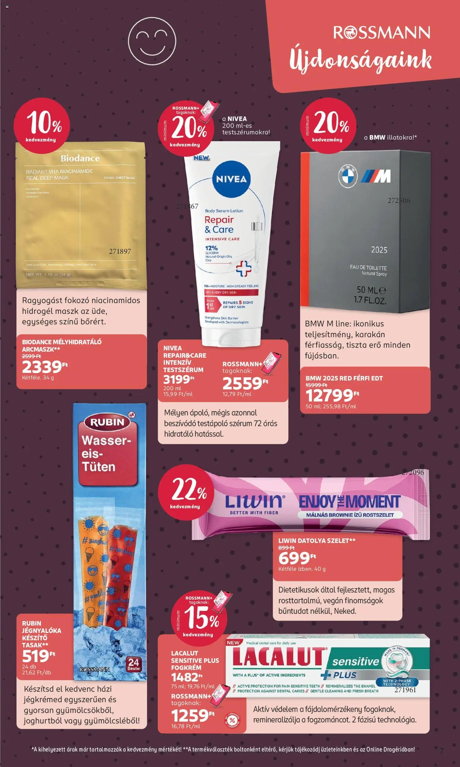 Rossmann újság 2026.07.06. Rossmann akciós újság