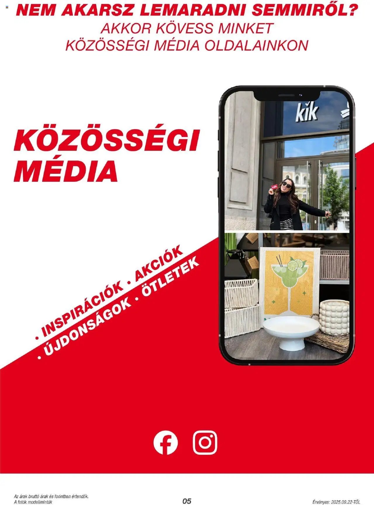 Kik újság 2025.09.22. Akciós újság KiK (2025-09-22)