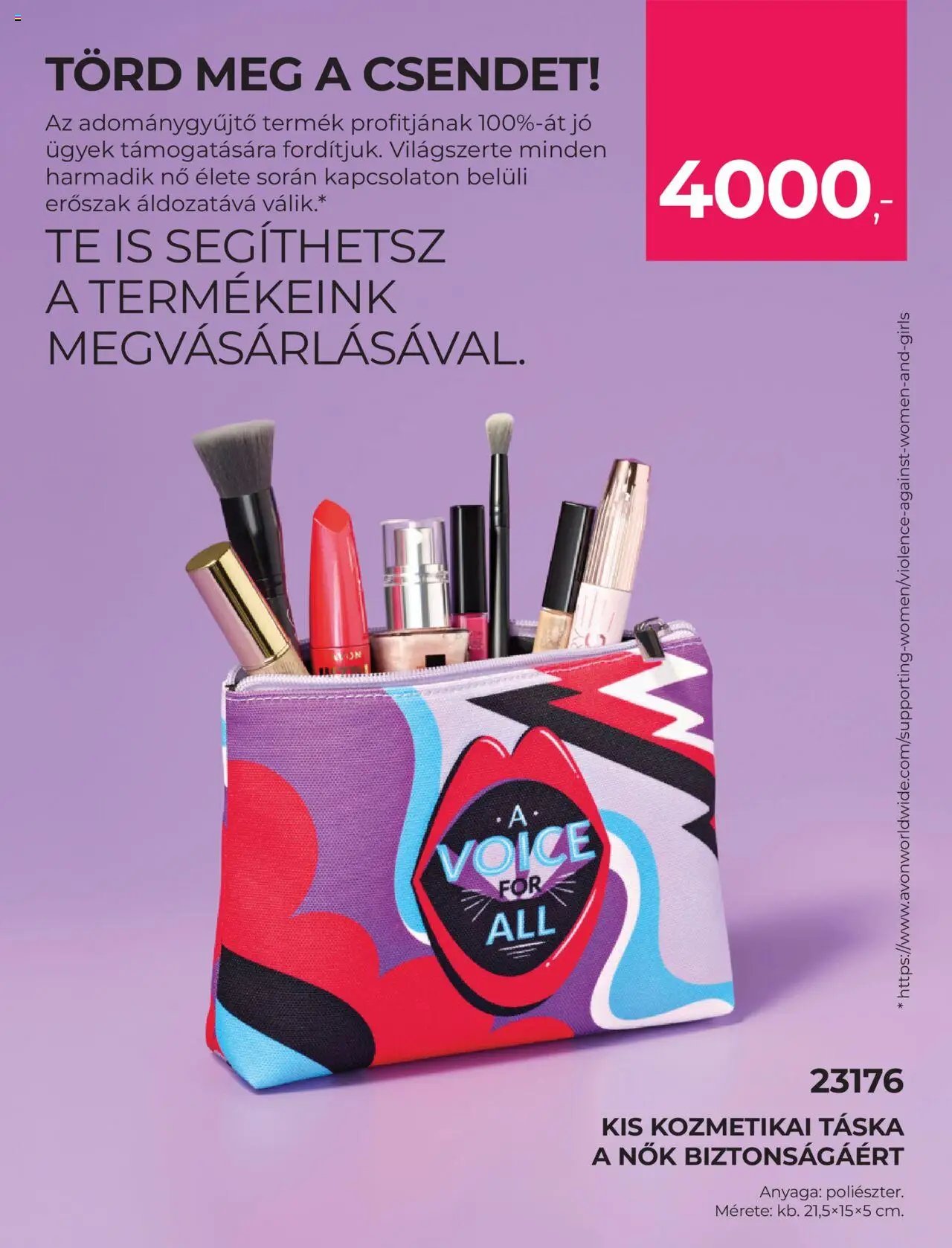 Avon újság 2025.09.01. Katalógus AVON - Adománygyűjtő katalógus (2025-09-01 - 2025-09-30)