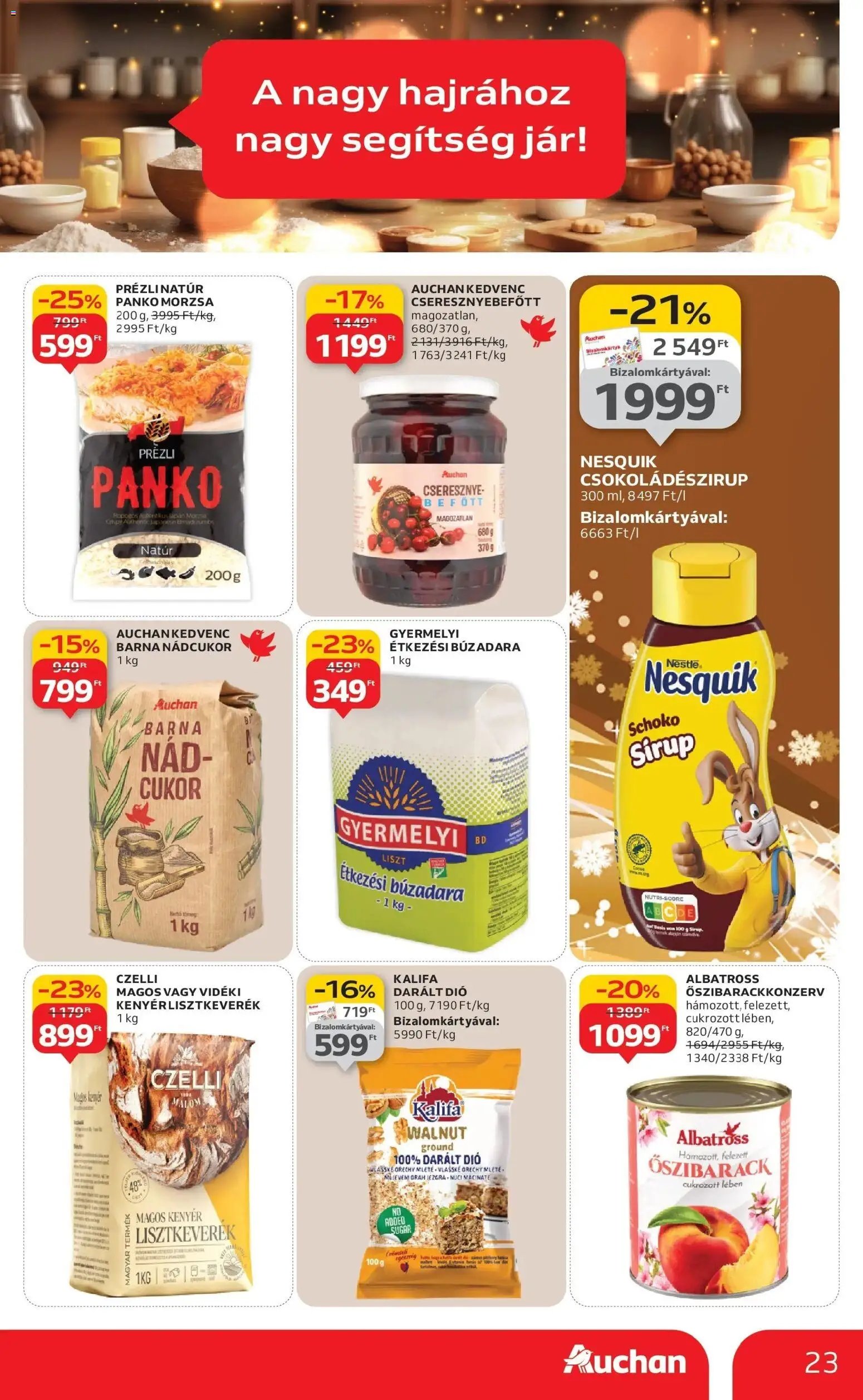 Auchan újság 2025.12.18. Szeged Akciós újság Auchan (2025-12-18 - 2025-12-24)